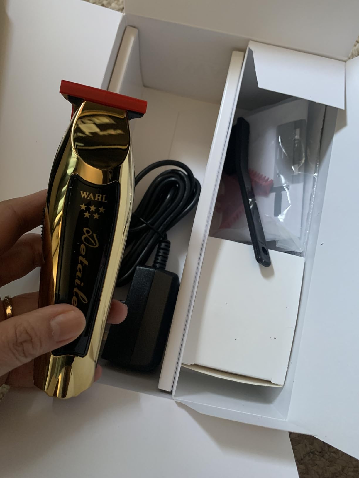 Wahl Professional 5 Star Cordless Detailer Li Trimmer T Wide Blade, Lithium-Ion Battery 100 Min Runtime for Hair & Beard, with Charging Stand customer photo 2