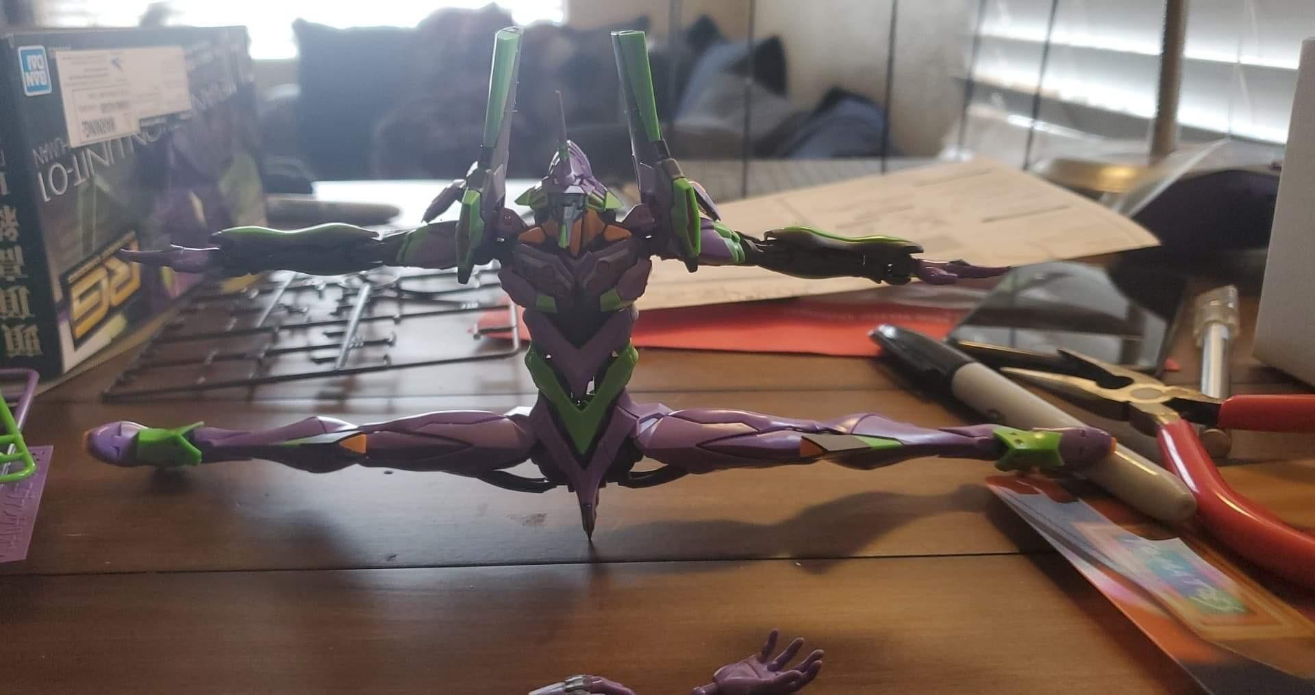 Bandai Hobby - Evangelion - Multipurpose Humanoid Decisive Weapon Artificial Human Evangelion Unit-01, Bandai Spirits RG Model Kit customer photo 2