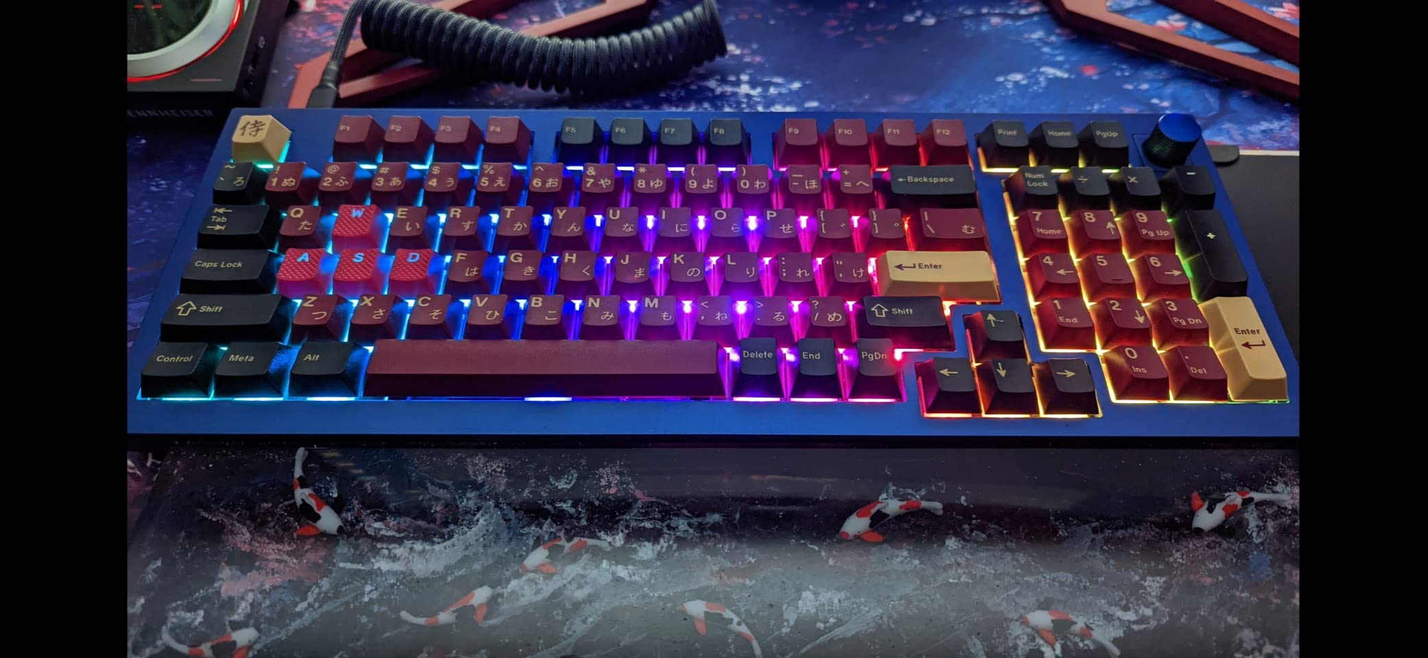 Drop + Redsuns GMK Red Samurai Keycap Set for Full-Size Keyboards - Compatible with Cherry MX Switches and Clones (1800 Layout 113-key Kit) customer photo 1