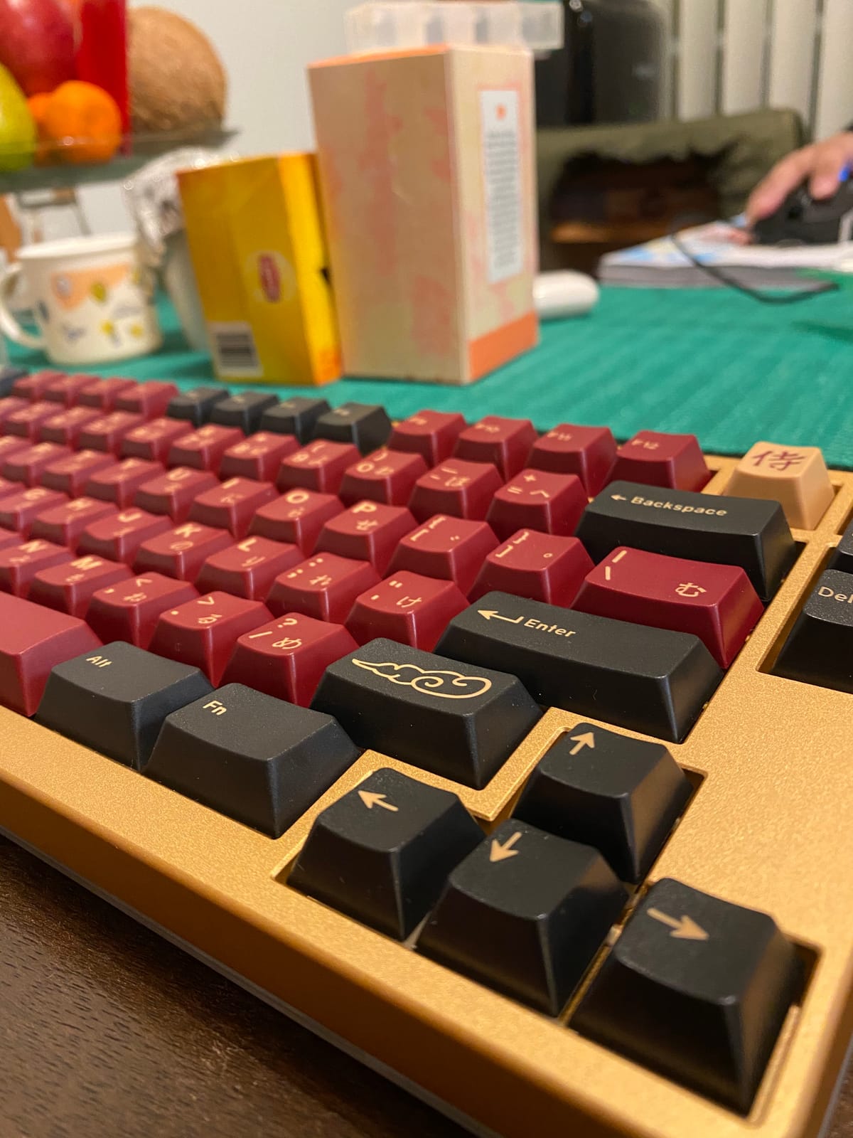 Drop + Redsuns GMK Red Samurai Keycap Set for Full-Size Keyboards - Compatible with Cherry MX Switches and Clones (1800 Layout 113-key Kit) customer photo 2
