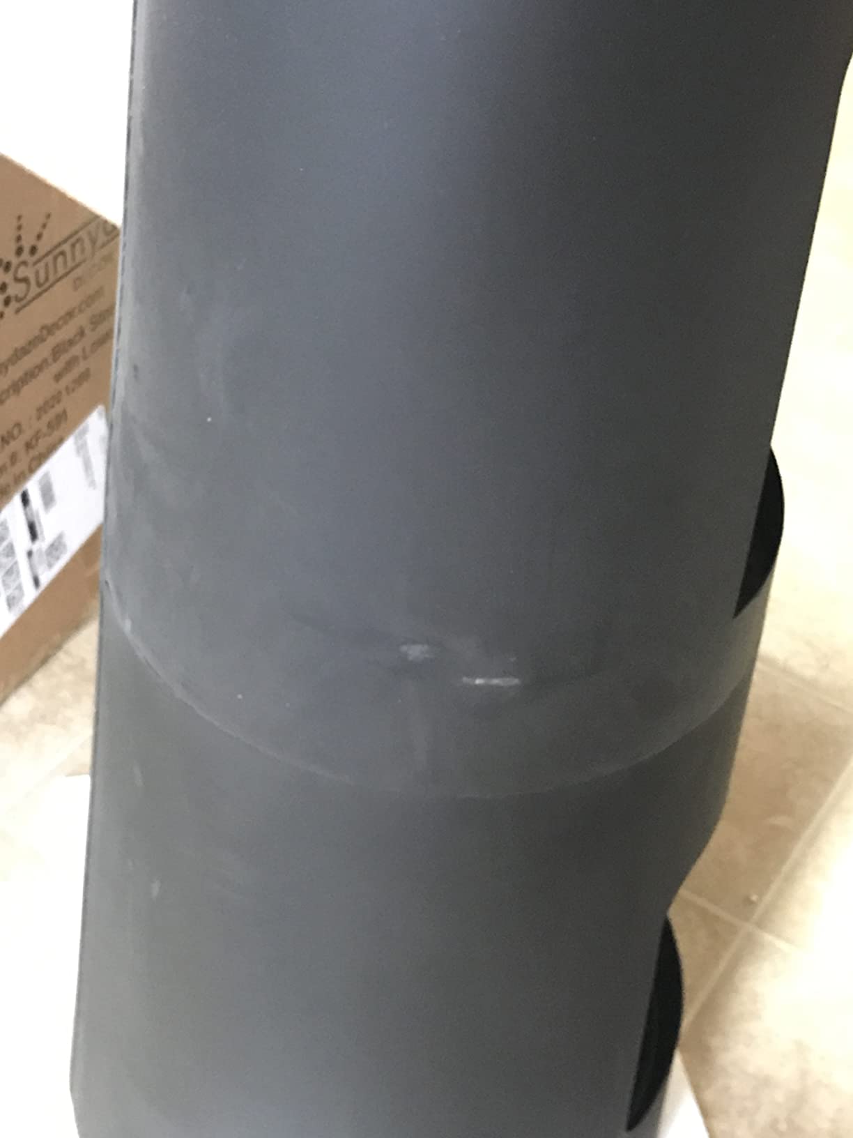 Sunnydaze Chiminea Outdoor Fireplace - Chiminea Fire Pit with Poker and Cover - Outdoor Wood-Burning Fire Pit - Black customer photo 2