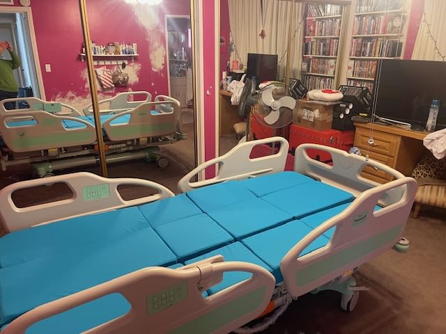 HopeFULL HC-9 EZ-Turn ICU Hospital Bed with Lateral Tilting, 12-Piece 4.7