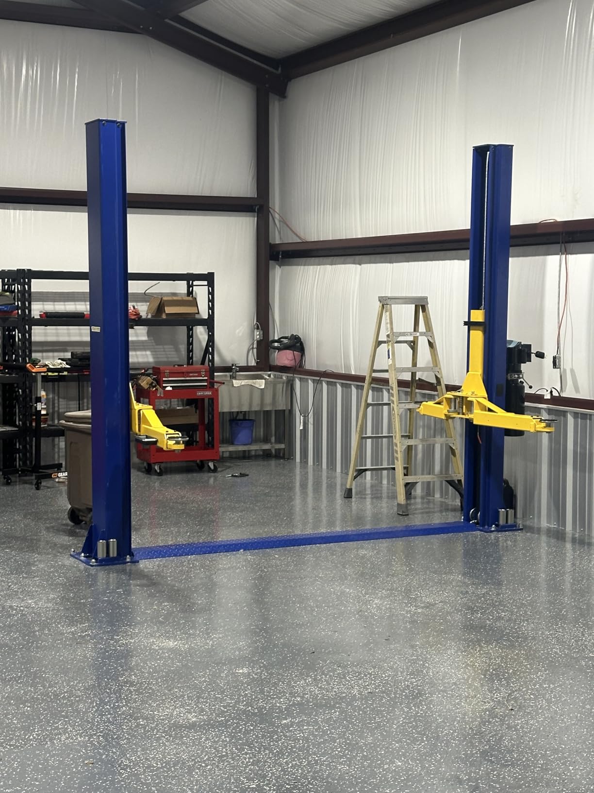 APlusLift HW-10KBP 10000LB Two Post Floor Plate Car Lift/Industry Leading 36 Months Part Replacements customer photo 2