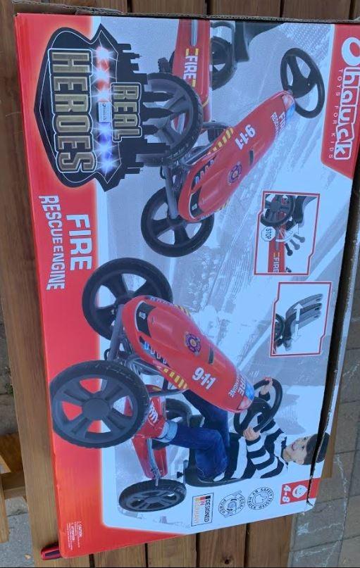 Hauck Speedster Pedal Go-Kart for Kids Ages 4-8, Green - Outdoor Ride-On Bicycle Cart with EVA Plastic Tires, Adjustable Bucket Seat and Handbrake customer photo 2