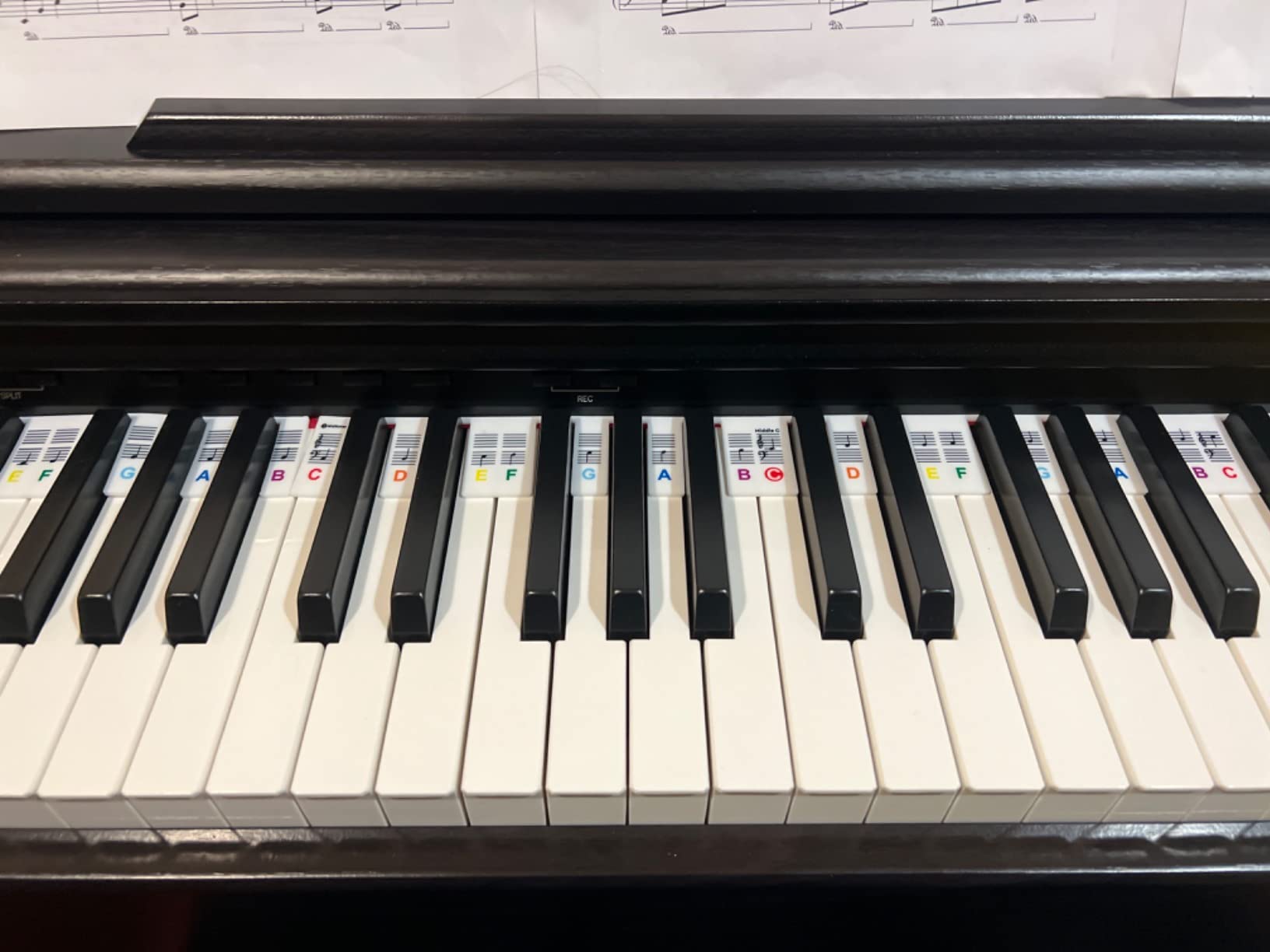 Donner DDP-300 Digital Piano with 88 Graded Hammer Action Weighted Keys, Record, Bluetooth, 10 Voices, 4 Reverb, Speakers, Professional Full Size Key Keyboard Electric, Dark Rose customer photo 1