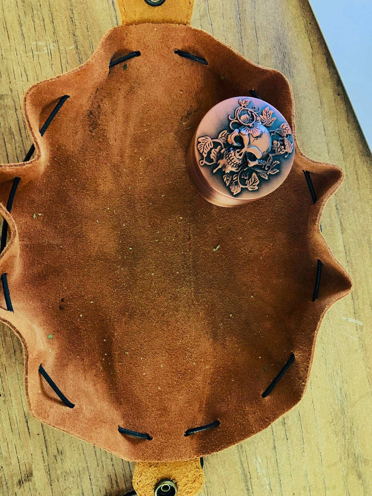 Celtic Tree DND Gifts Dice Bag - Tray with Drawstring & Button Genuine Leather Dice Pouch Storage Bag for d&d Dices Jewelry Coin & Small Accessories customer photo 1