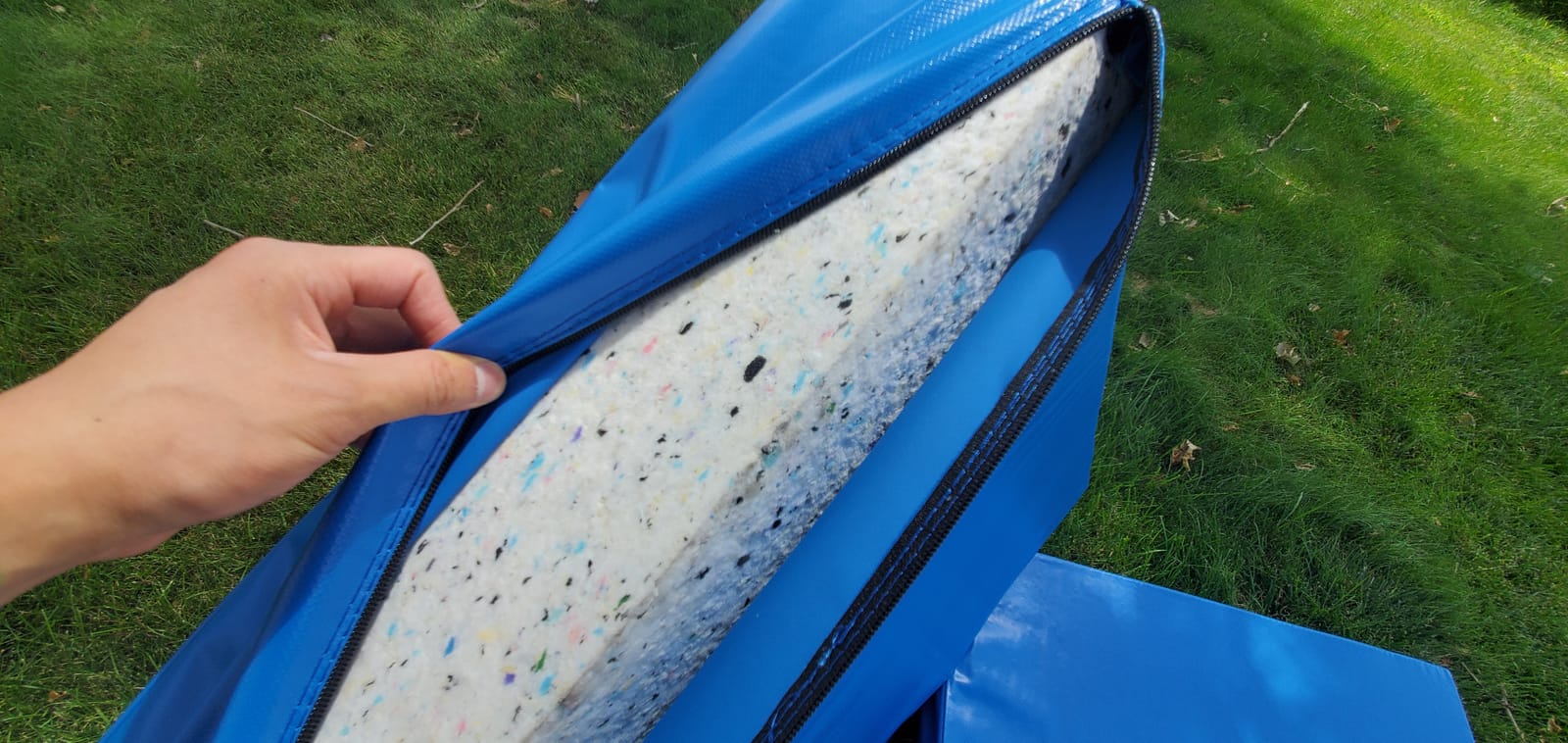 Yes4All Silencer Drop Pads / Weightlifting Drop Pads with PVC Cover & Easy Carry Handles - Sold in Pairs customer photo 2