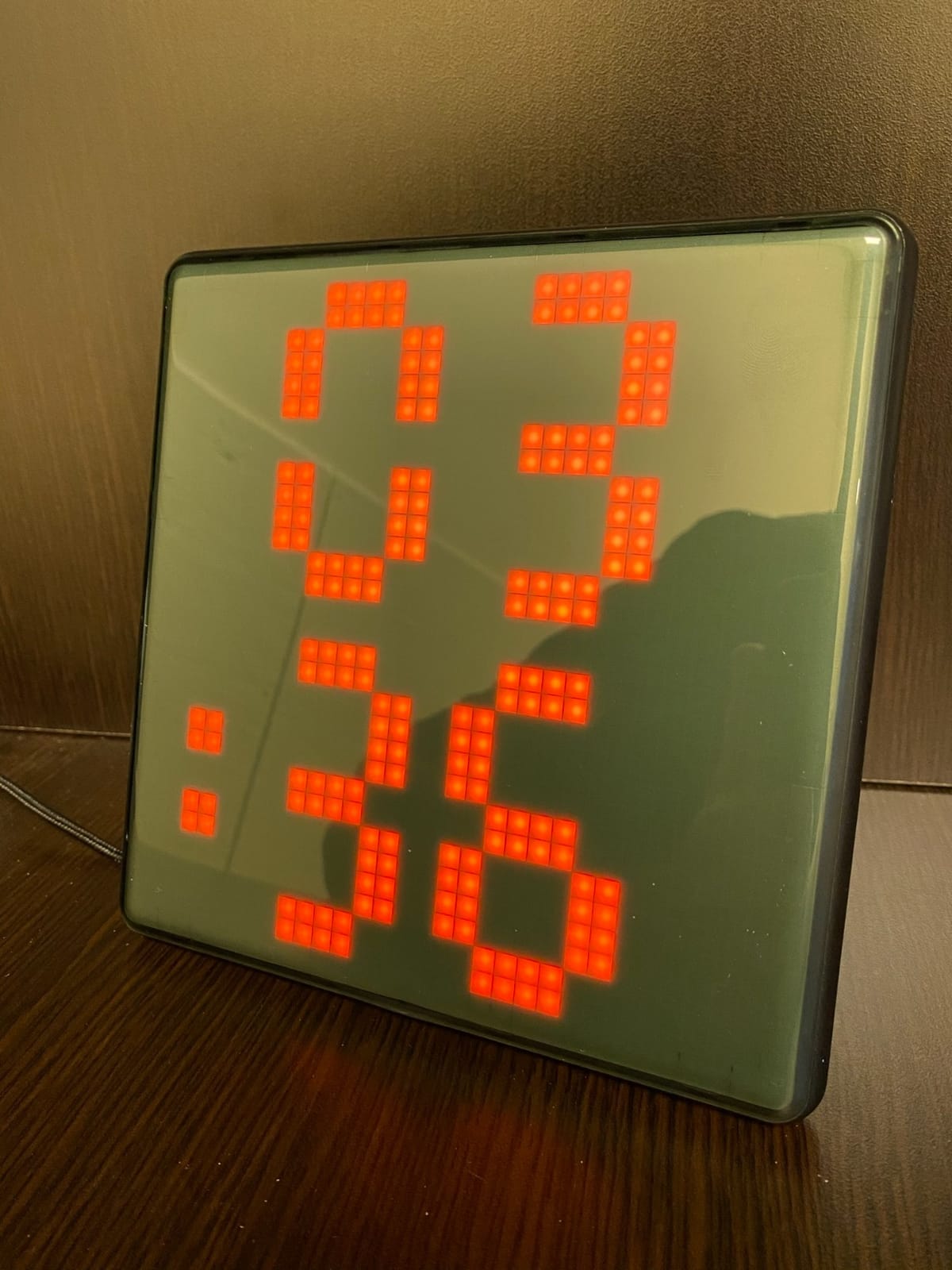 Divoom Pixoo-Max Pixel Display, APP Cellphone Control Display with 32 X 32 Programmable LED Screen for Home Decoration, Business Advertisement | App Control, Built-In Battery, Programmable 32x32 LED Screen, Pixel Art Display, Home Decor & Business Advertisement customer photo 1