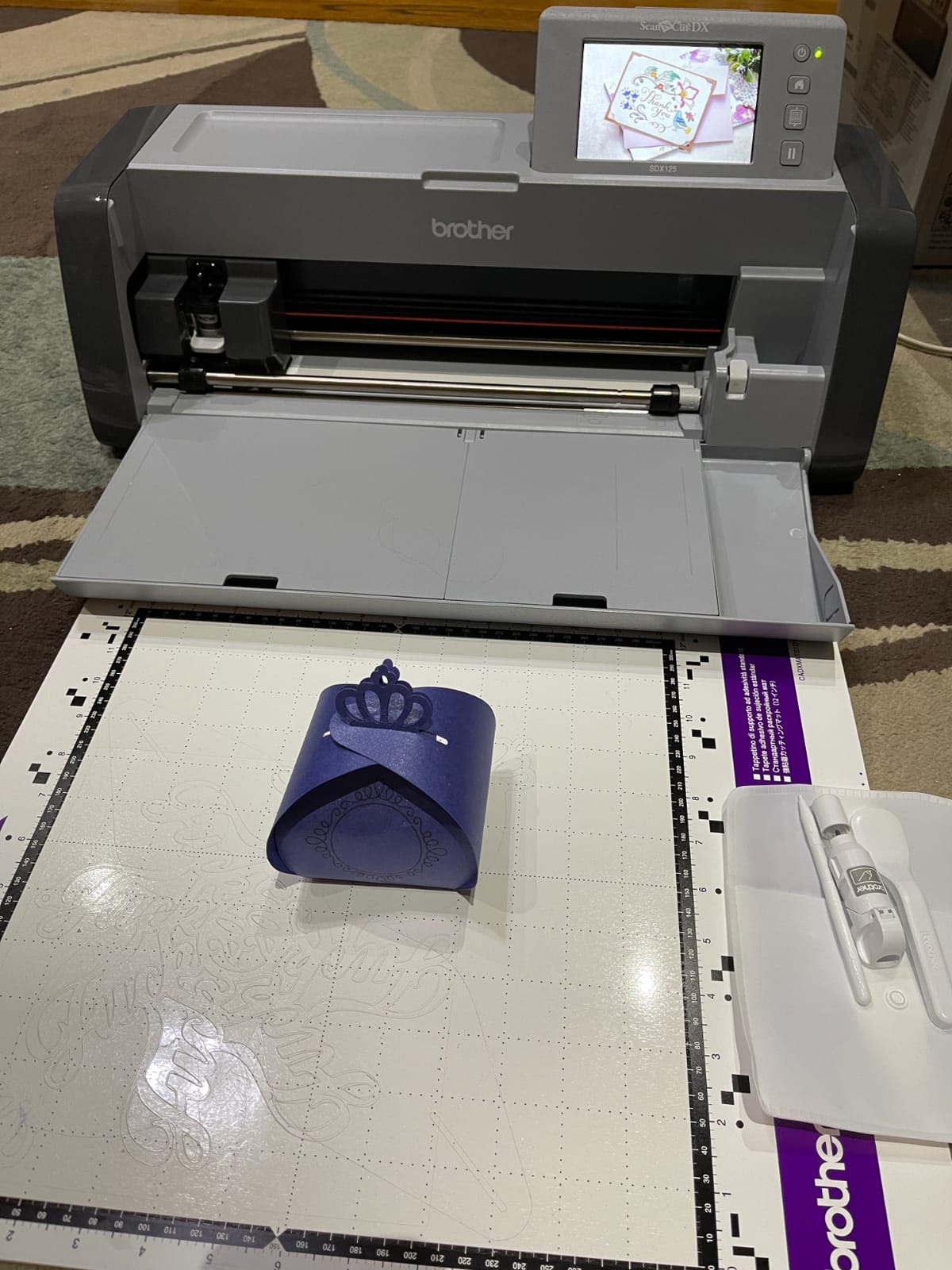 Brother SDX125EGY ScanNCut Electronic Cutting Machine Grey customer photo 1