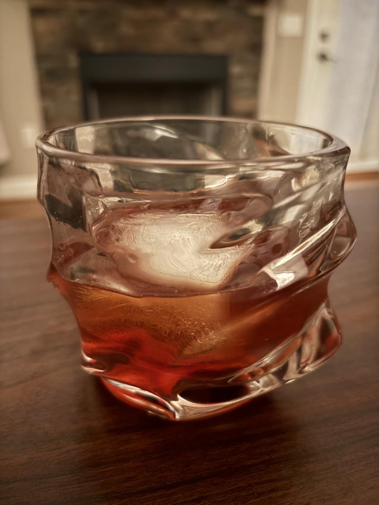 GLASKEY Whiskey Glasses Set of 4,Rock Glasses,11 oz Lead-Free Crystal Bourbon Glass,Old Fashioned Glass for Bourbon,Cognac,Irish Whisky,Personalised Whisky Glass Gift Set for Men,Dad,Brother customer photo 1