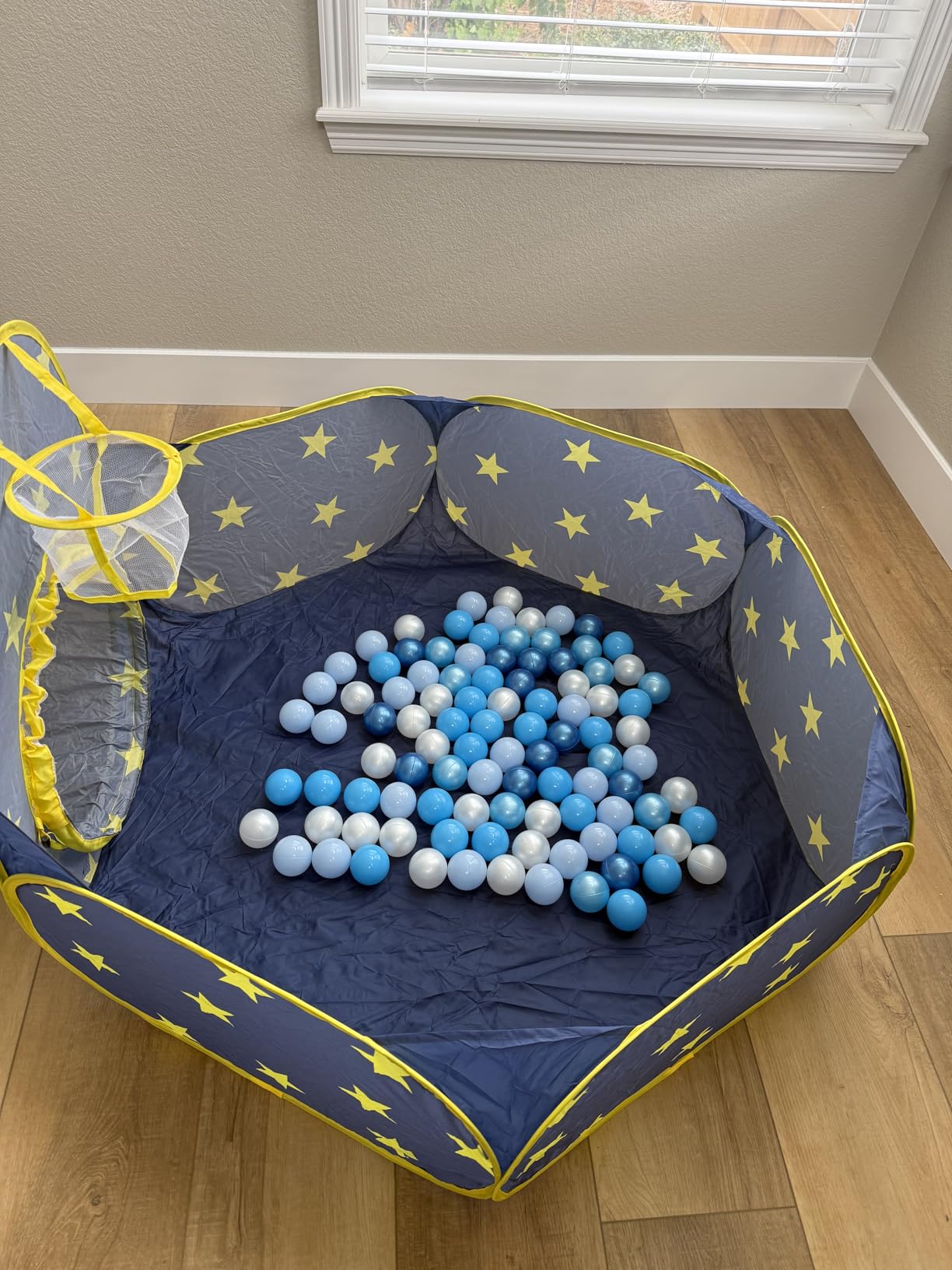 PigPigPen 3pc Kids Play Tent for Boys with Ball Pit, Crawl Tunnel, Princess Tents for Toddlers, Baby Space World Playhouse Toys, Boys Indoor& Outdoor Play House, Perfect Kid's Gifts customer photo 1