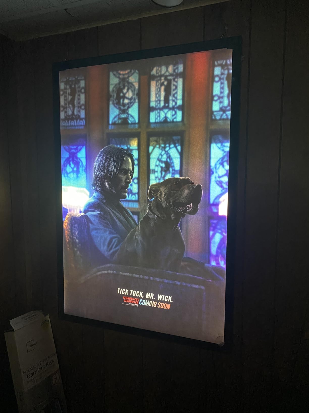 27x40 LED Movie Poster Frame, Magnetic Backlit Light Box, Black Aluminum Profile customer photo 2