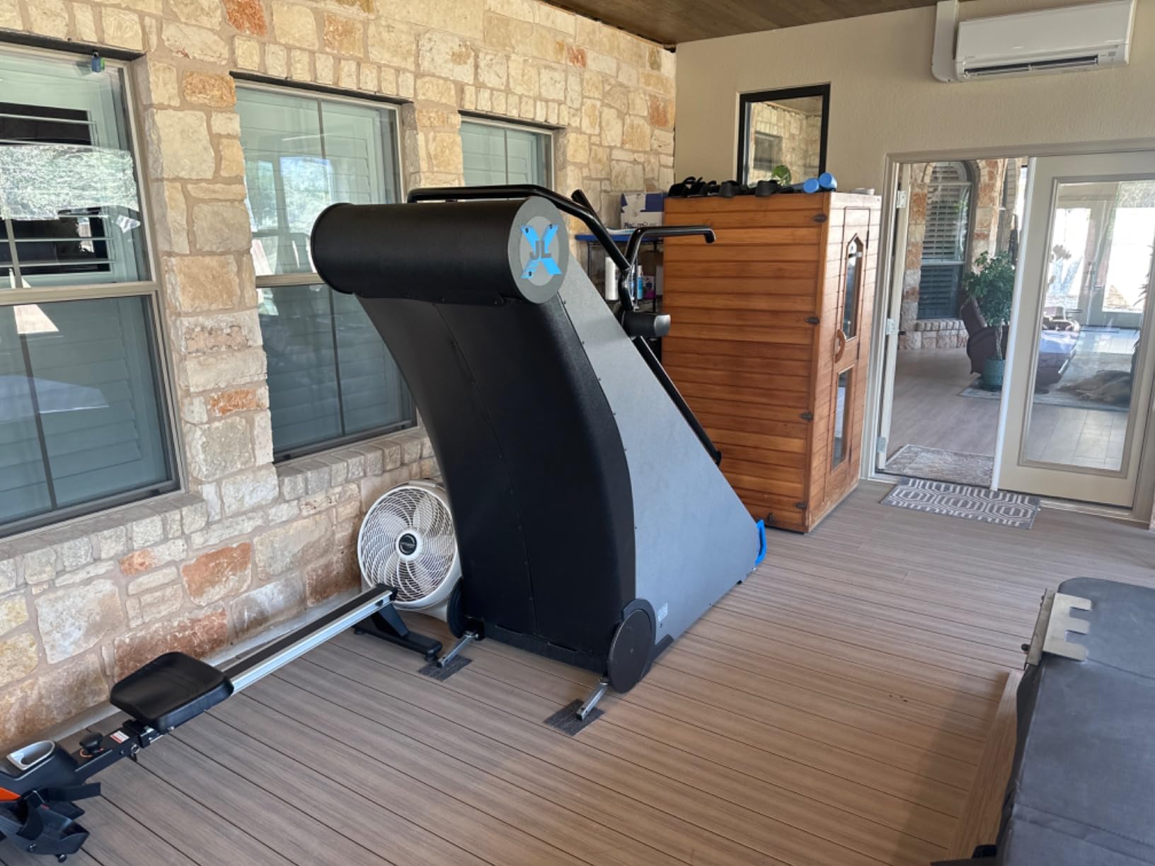 JLX Commercial 4-Position Ladder Climber Exercise Machine | Self Powered. Improved Digital Dashboard. Four Climbing Workout Positions. customer photo 2