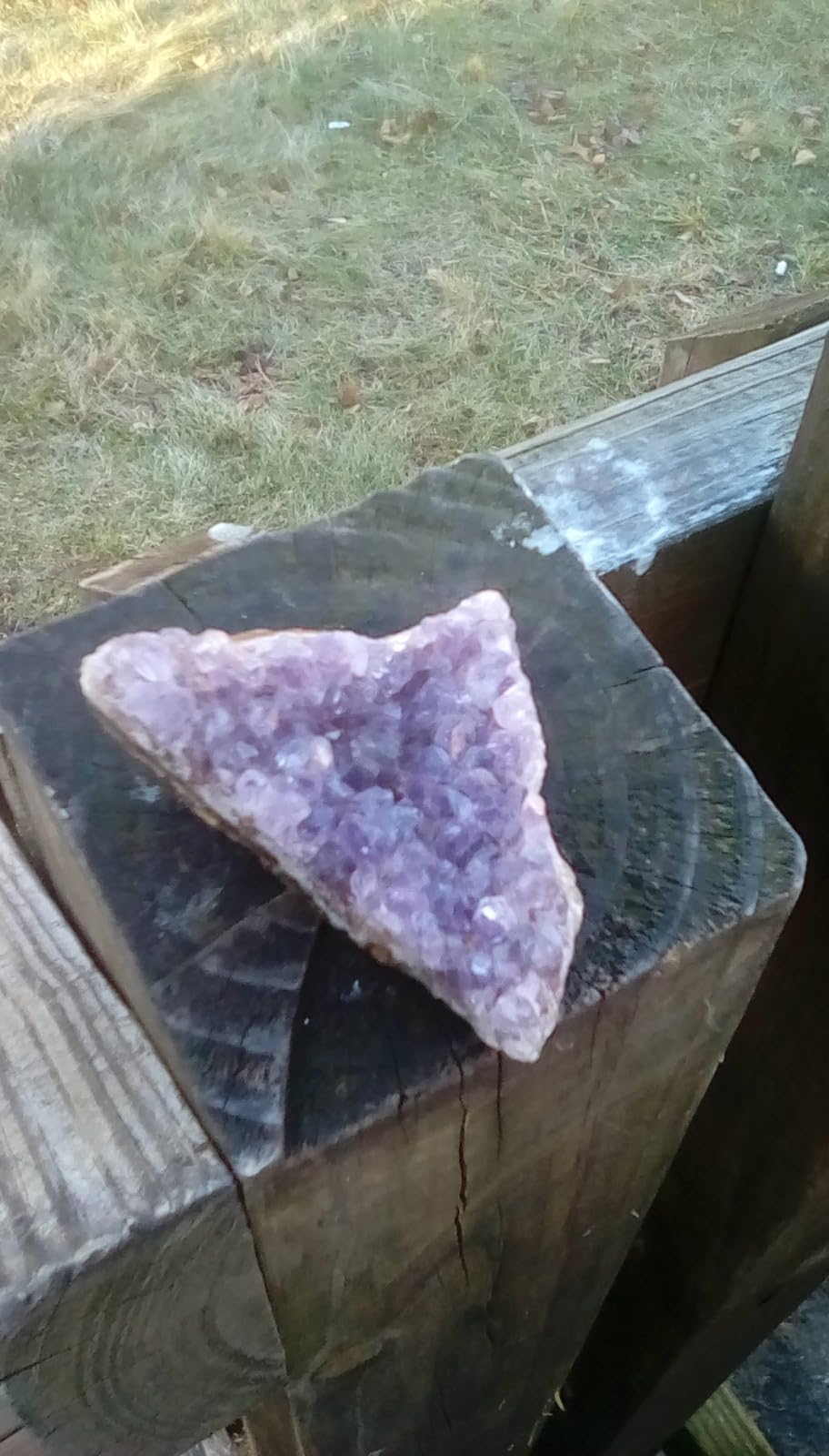 Top Plaza Natural Amethyst Crystal Geodes, Rock Stones Cluster | Healing Crystal Cave Druzy Witchcraft Raw Amethyst Gemstone Specimen customer photo 1
