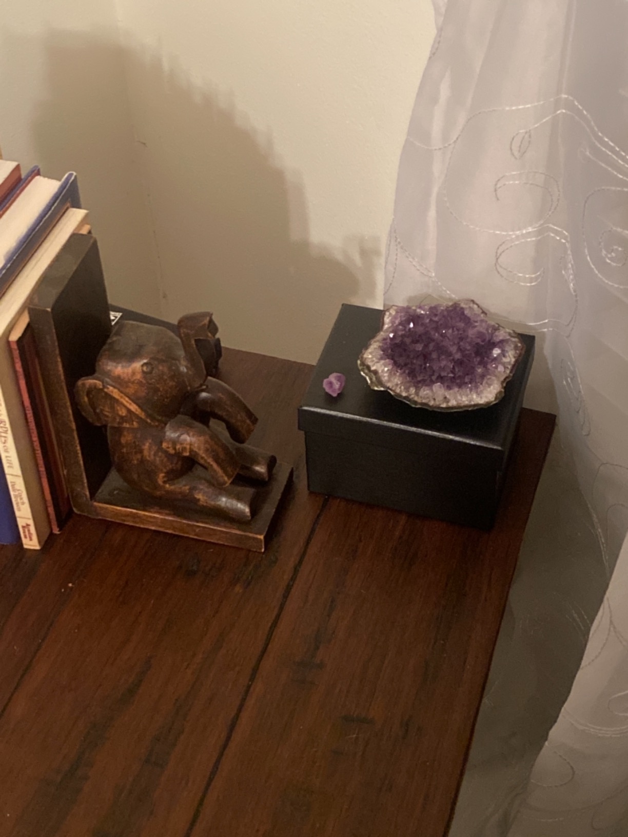 Top Plaza Natural Amethyst Crystal Geodes, Rock Stones Cluster | Healing Crystal Cave Druzy Witchcraft Raw Amethyst Gemstone Specimen customer photo 2