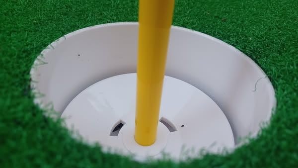 Golf Putting Green, Large Practice Putting Mat for Indoor Outdoor with Movable Cup, Custom Slope Pad customer photo 2