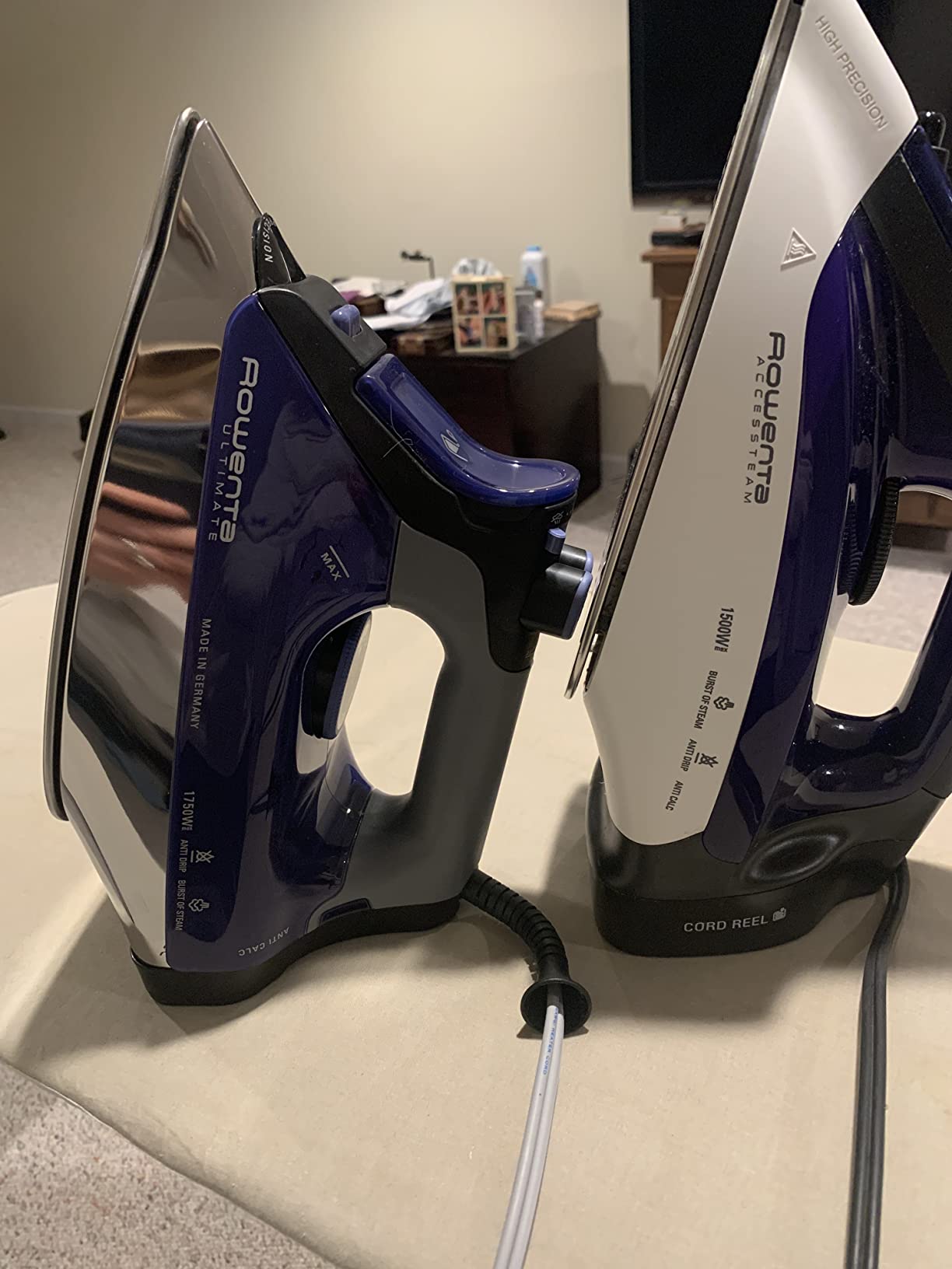 Rowenta Pro Master Stainless Steel Soleplate Steam Iron for Clothes, Anti-Drip Protection, 210 g/min, 400 Microsteam Holes, 1775 Watts Iron Steamer for Clothes, Powerful Steam DW8360 customer photo 1