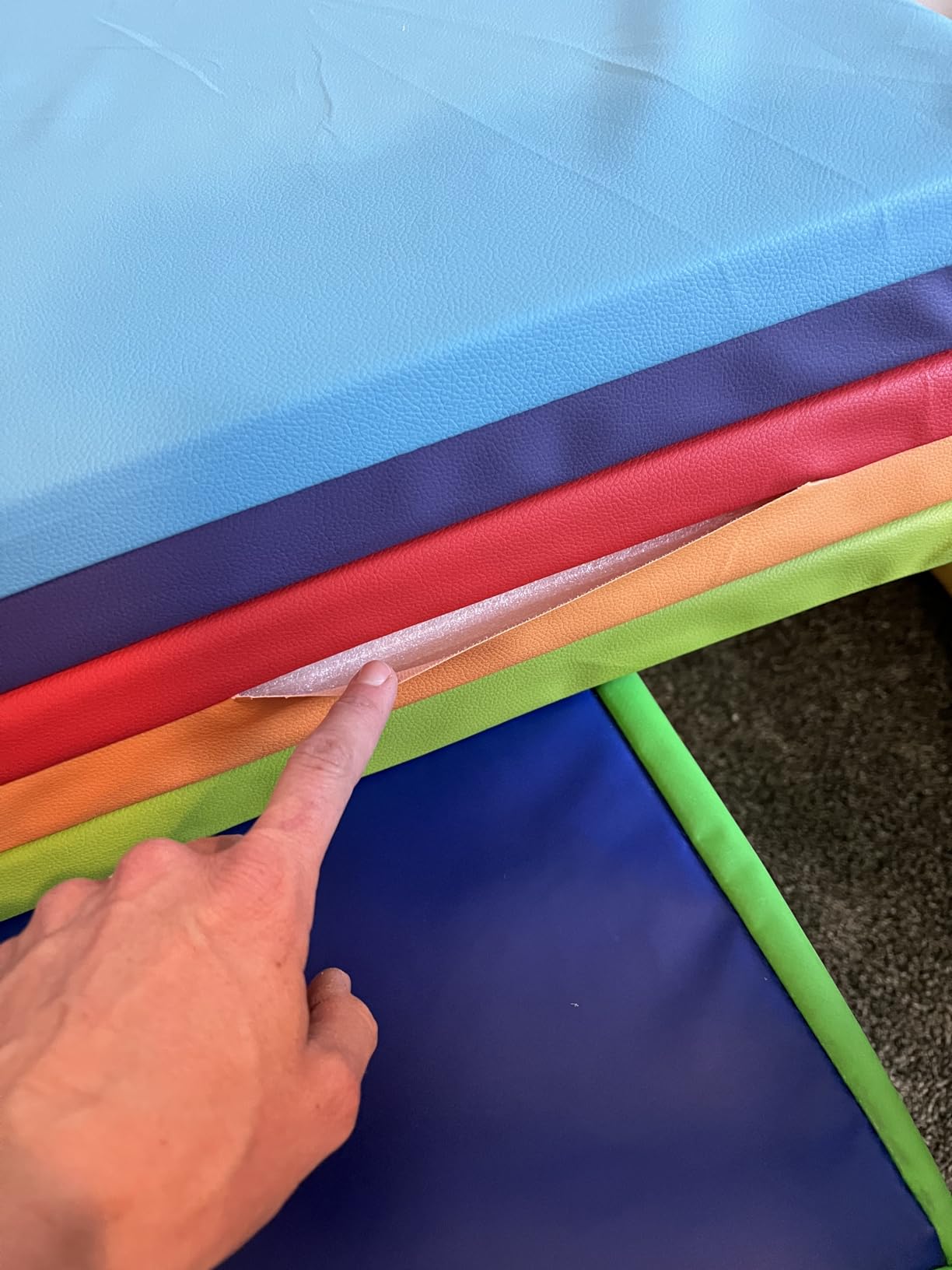 Antsy Pants Tumbling Mat for Kids - Gymnastics Mat, Easy to Clean, Sturdy, Foldable Tumbling Mats, Padded, Lightweight, Portable, Gymnastics Equipment for Active Play customer photo 2