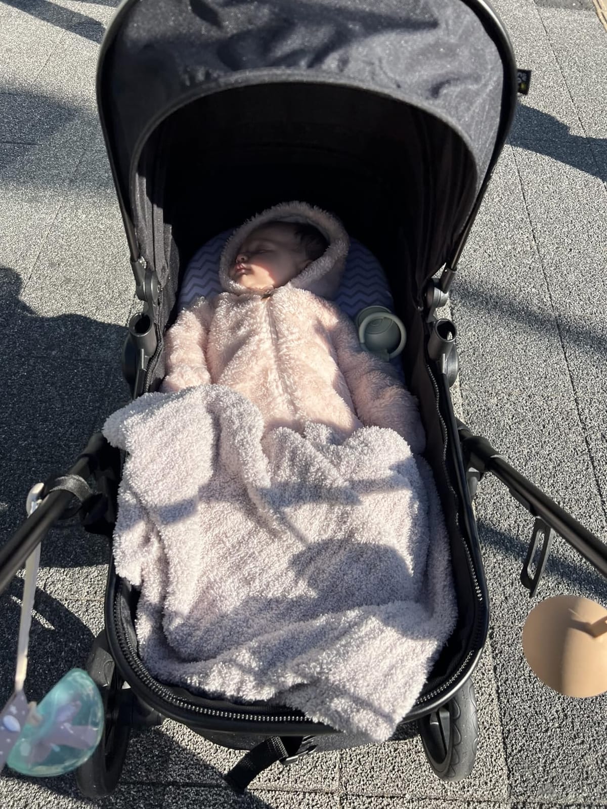 Mompush Wiz 2-in-1 Bassinet Stroller Reversible Seat, One-Hand Fold, Khaki | Newborn to toddler, large wheels with suspension, multi-position recline, UPF 50+ canopy, large basket, cup holder included customer photo 1
