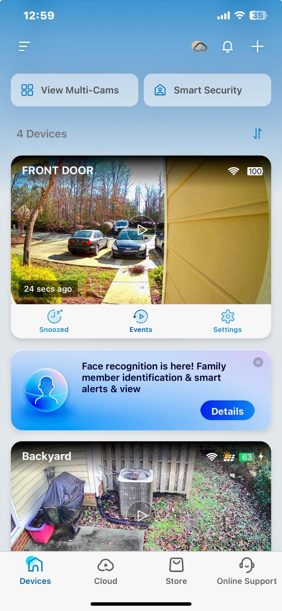 aosu 5MP Ultra HD Wireless and Wired Video Doorbell Camera | No Subscription Required, 8GB Local Storage, Head-to-Toe View, Triple Motion Detection, 2.4/5 GHz WiFi customer photo 1