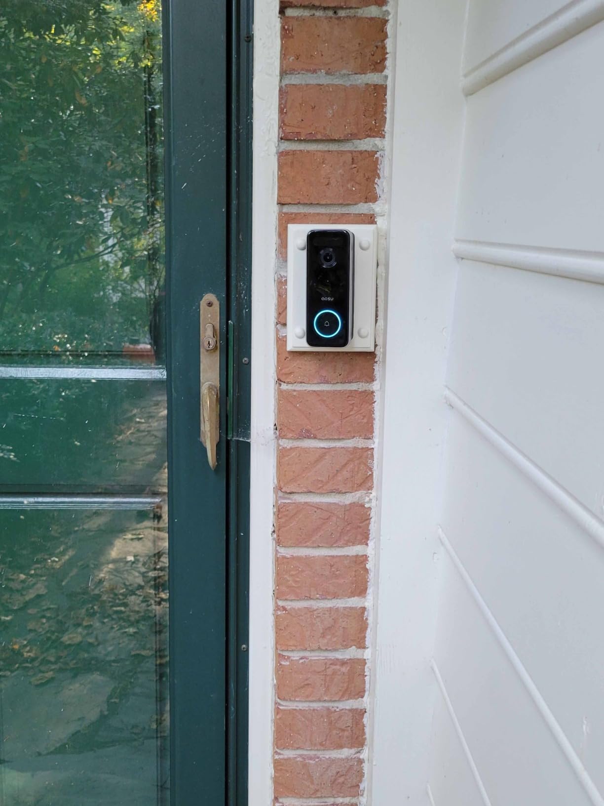 aosu 5MP Ultra HD Wireless and Wired Video Doorbell Camera | No Subscription Required, 8GB Local Storage, Head-to-Toe View, Triple Motion Detection, 2.4/5 GHz WiFi customer photo 2