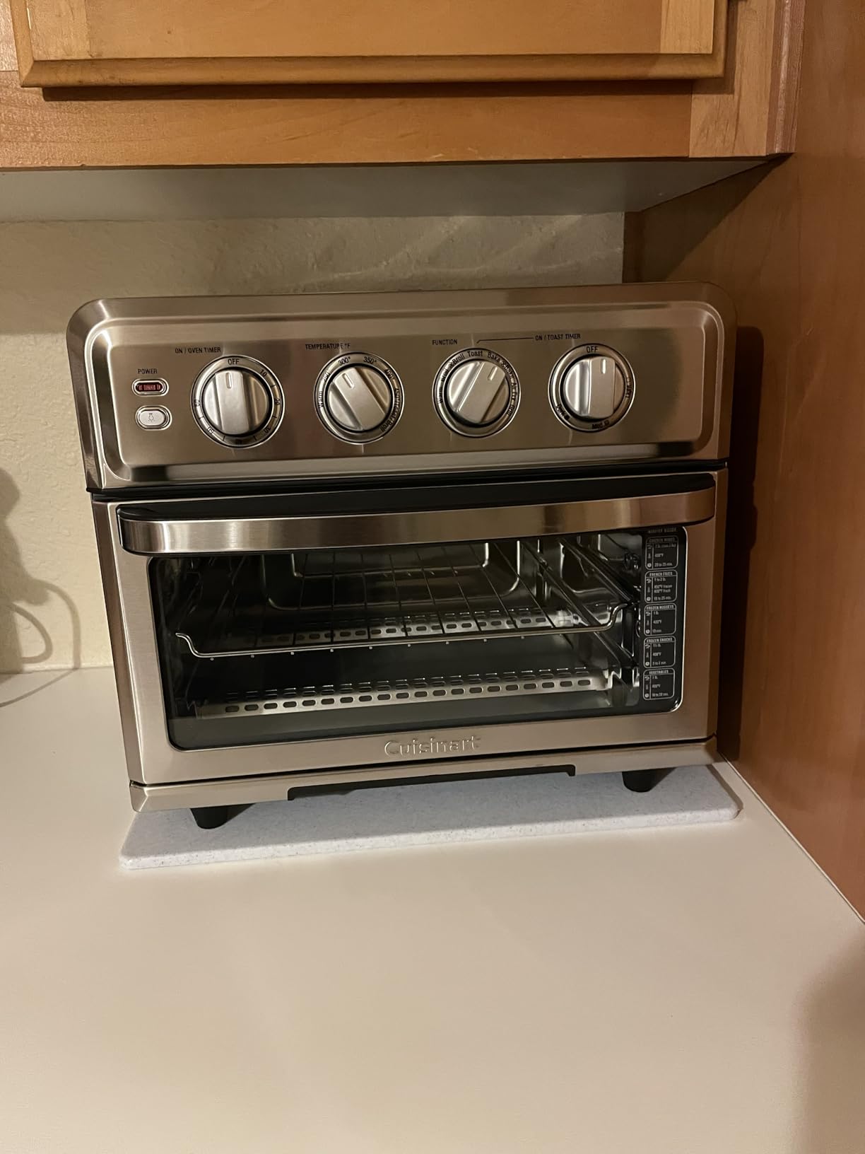 Cuisinart TOA-70NAS Air Fryer Toaster Oven, 1800W, 8-in-1 with Convection, Bake, Broil & Warm customer photo 2