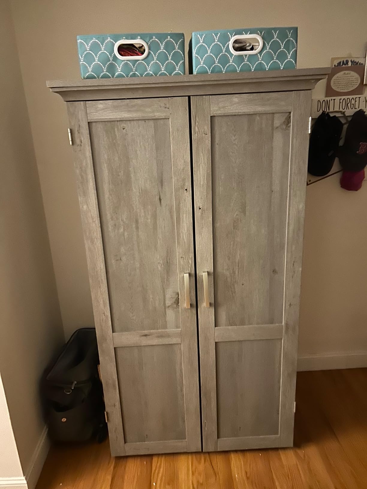 Sauder Craft & Sewing Armoire, Pacific Maple finish customer photo 1