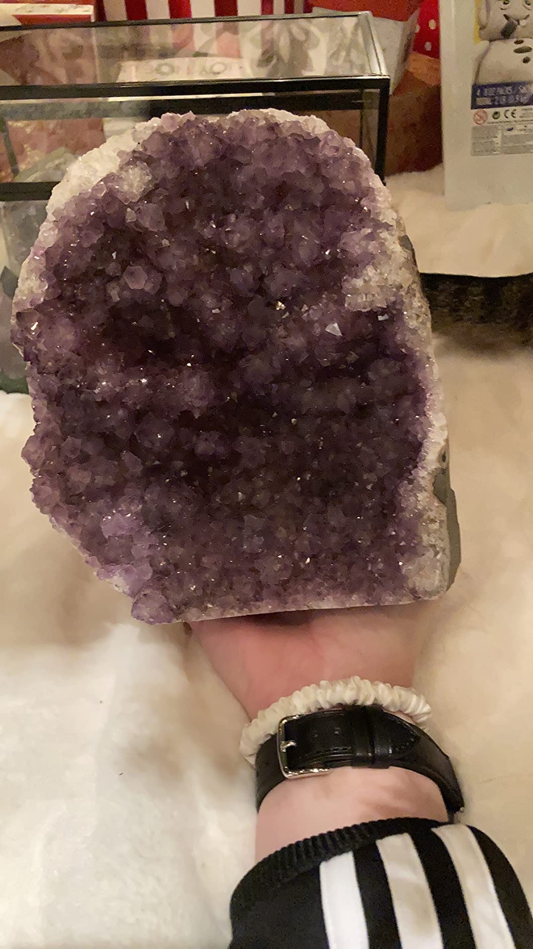 2 to 3 Lb Amethyst Crystal Geode From Uruguay - 4