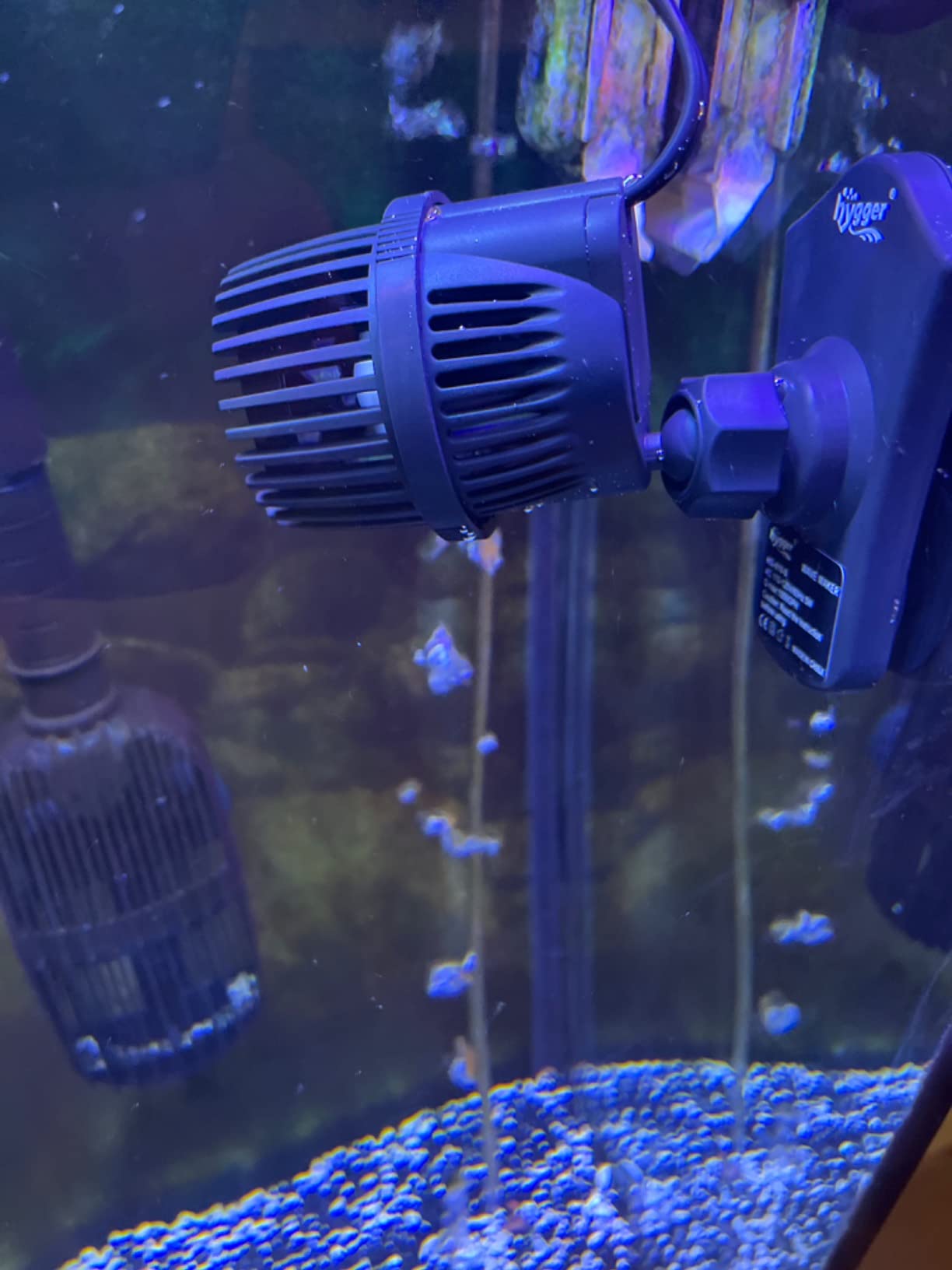 hygger 1050 GPH Aquarium Wave Maker Pump with Strong Magnetic Suction Base, Ultra-quiet 360 Degree Rotating Submersible Power Head, for 20-60 Gal Freshwater Saltwater Tank customer photo 2