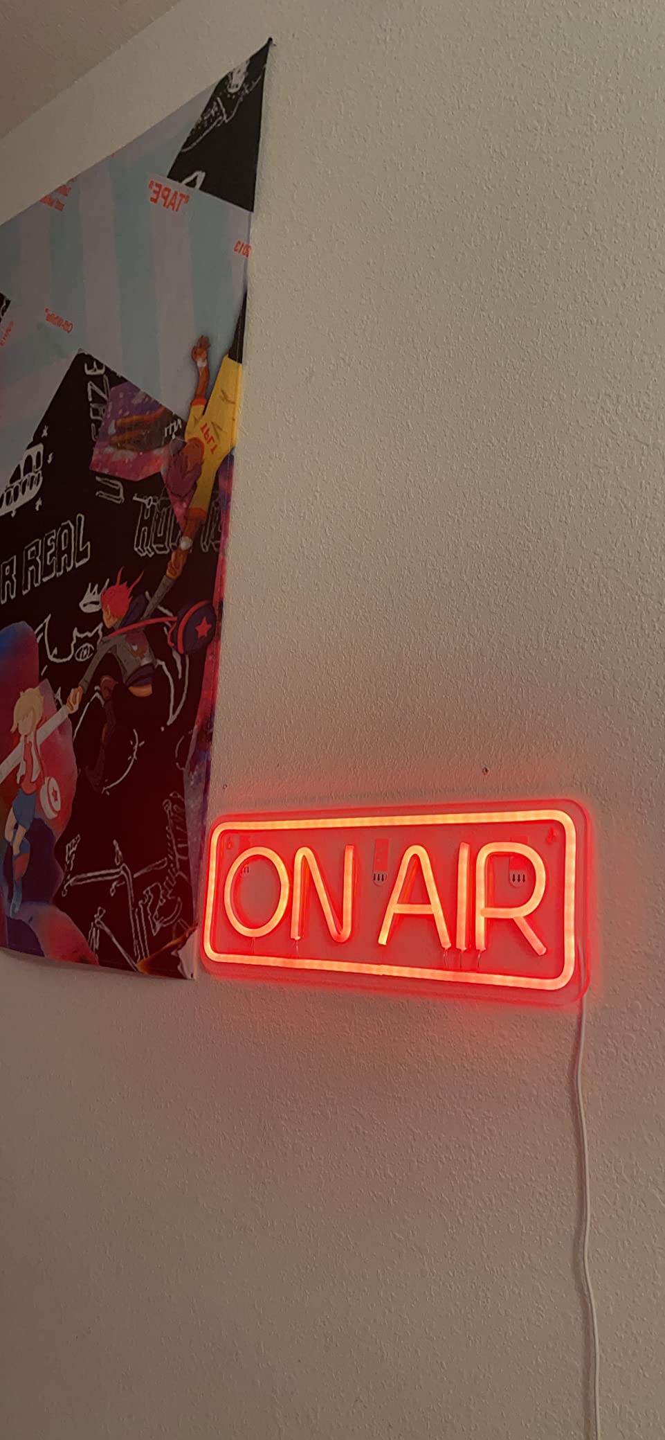Lumoonosity On Air Neon Sign - Live Streaming/Recording Light Sign for Twitch, Tiktok, Youtube Streamers/Gamers - Red Cool On Air Led Light for Studio, Bedroom, Game Room Decor customer photo 1