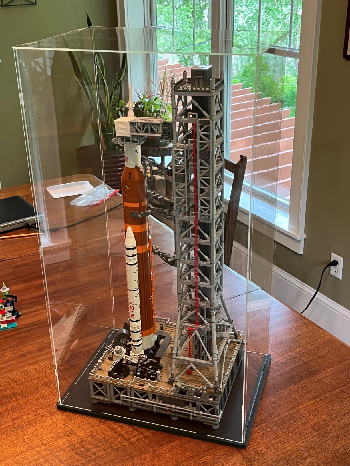 Acrylic Display Case Clear Display Box for Lego Star Wars Sets 75375 Starship, for Clone Wars Battle of Felucia Separatist MTT- 75435, Dustproof Collectibles Showcase (15.7x11.8x7.9inch) customer photo 2
