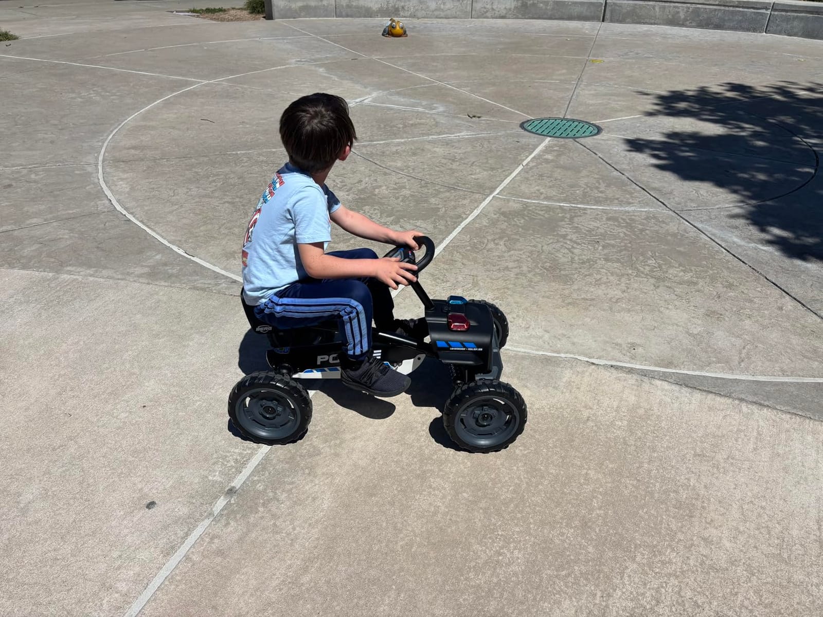 BERG Pedal Kart Buzzy Police Pedal Go Kart, Kids Ride On Toys - Pedal Cars for Kids 2-5 - Outdoor Toys Go Cart for Boys & Girls - Safe 4-Wheel Stability, EVA Tires - From 2 years customer photo 1