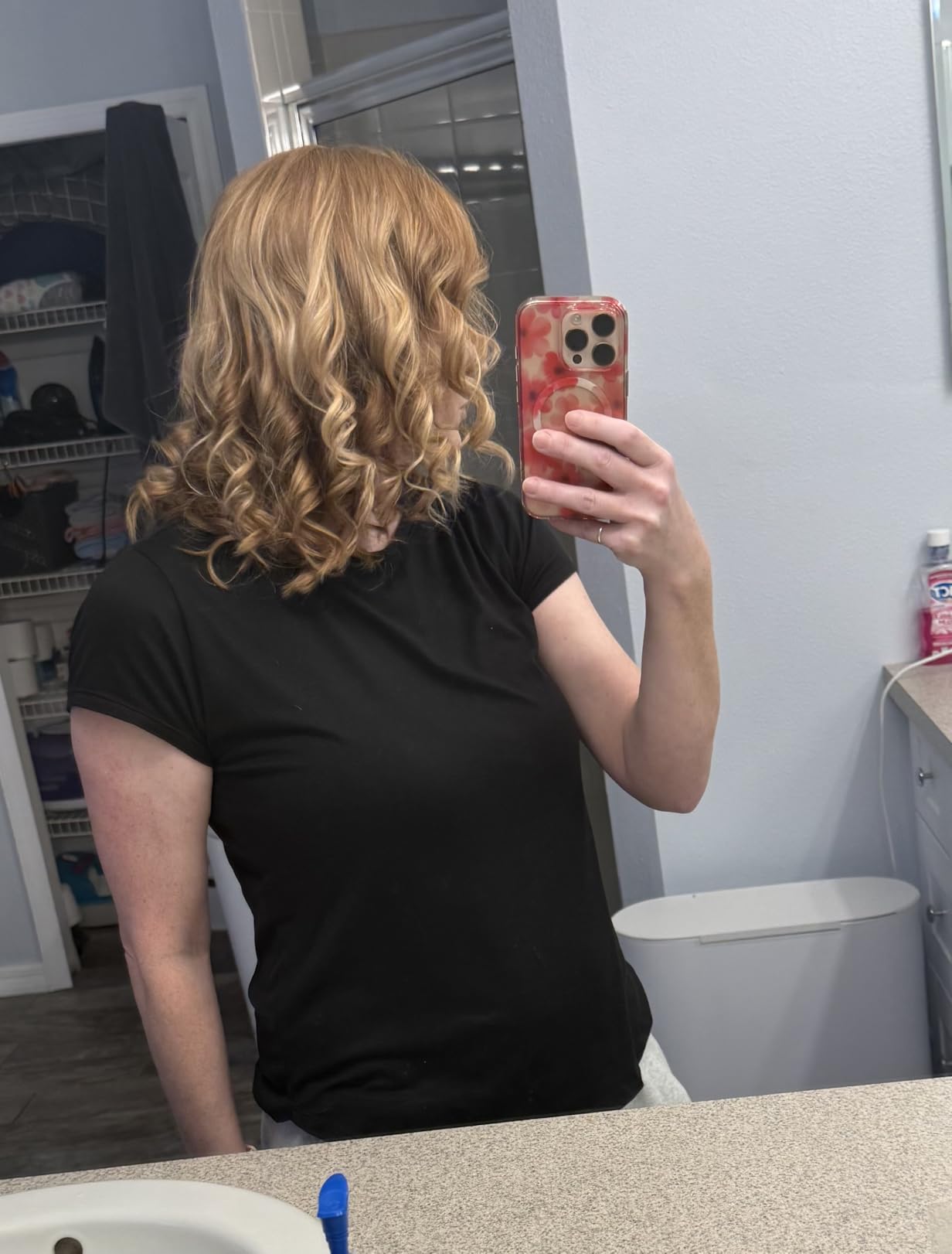 Remington Shine Therapy Curling Wand, 1 Inch, Argan Oil & Keratin | Argan Oil and Keratin infused, Straight Barrel for Loose Waves, Includes Heat Glove, Ceramic Technology for Smooth Shine customer photo 2