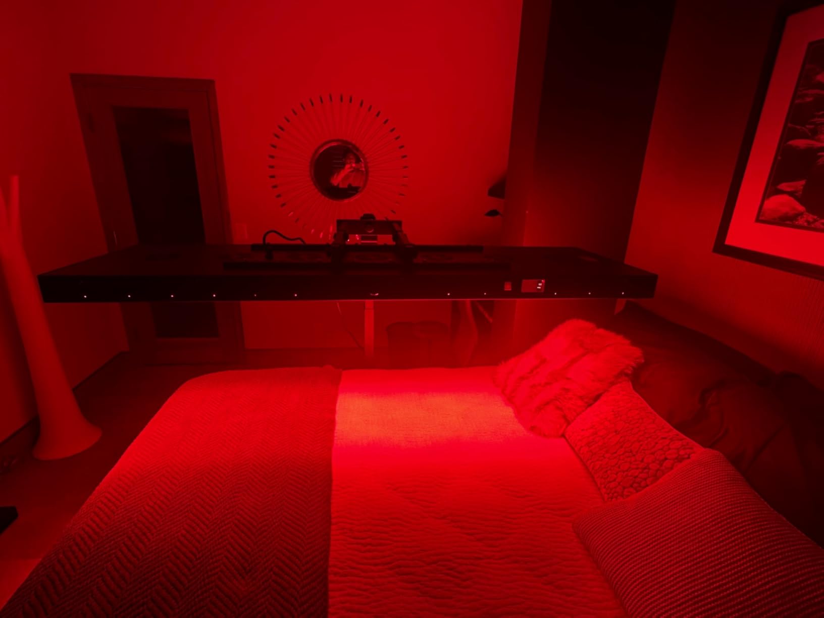 EXESAS Red Light Therapy Device for Full Body, 630nm, 660nm, 810nm & 850nm, Near Infrared Dual-Chip Clinical Grade LED Panel for Smooth Skin, Weight, Pain and Overall Wellness (120LED) customer photo 2