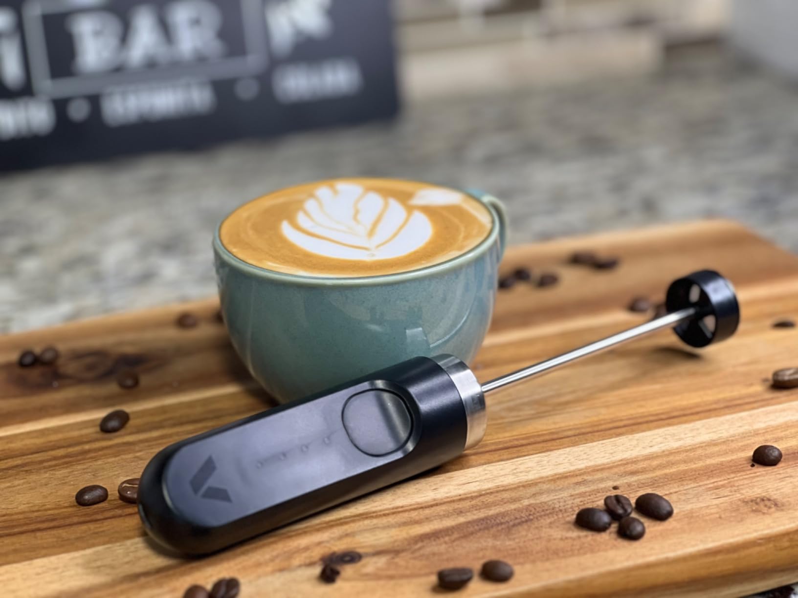 Subminimal NanoFoamer Lithium Performance Milk Foamer | USB-C Rechargeable, IP4 Waterproof, Dual-Speed, Stainless Steel | Premium Microfoamed Milk in 30 Seconds, Barista-Style Coffee Drinks at Home customer photo 2