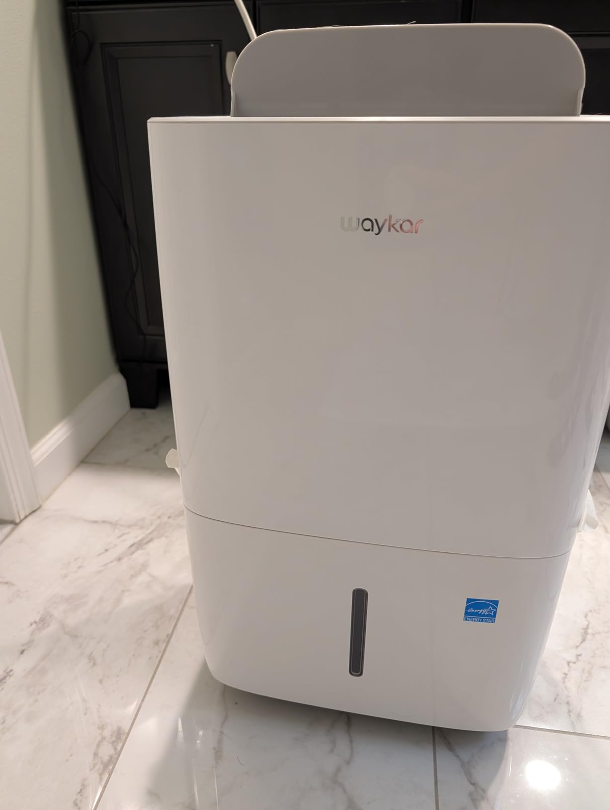 Waykar 80 Pints Energy Star Dehumidifier for Spaces up to 5,000 Sq. Ft at Home, in Basements and Large Rooms with Drain Hose and 1.14 Gallons Water Tank customer photo 1