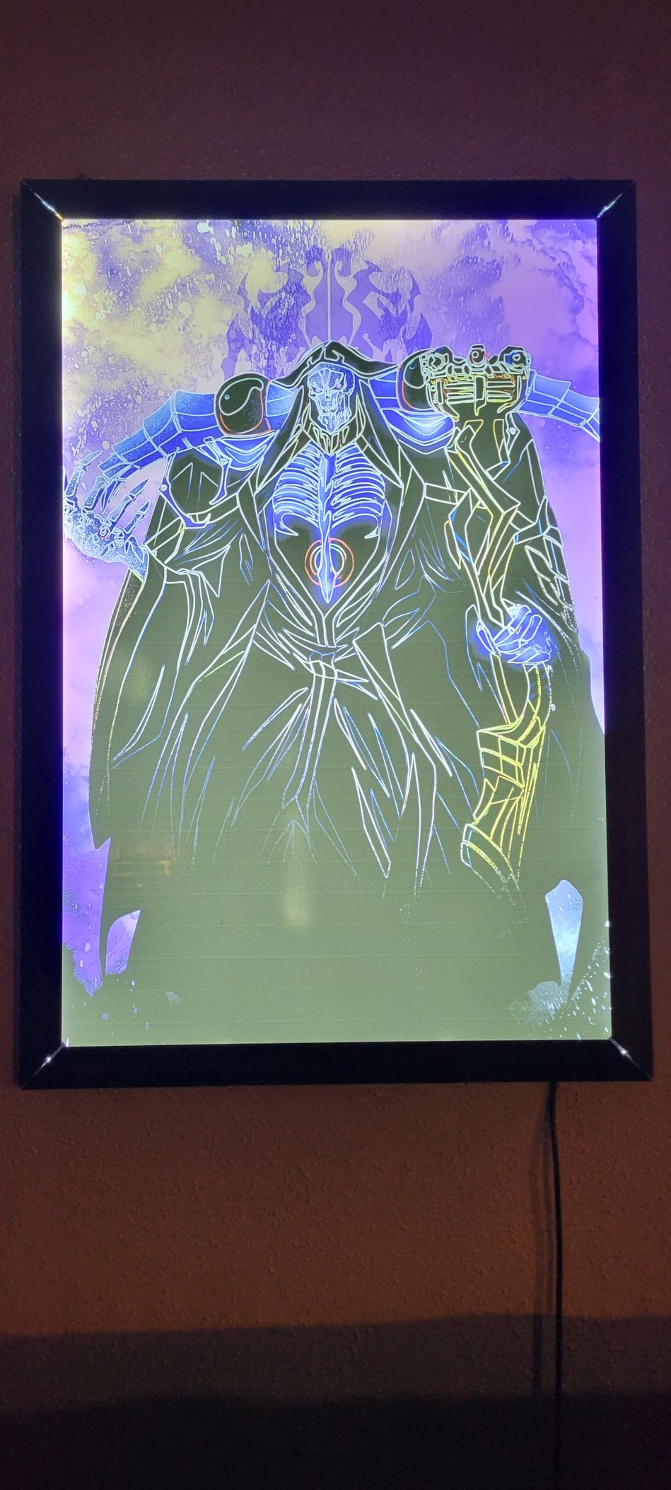 16X24 Inch Black LED Backlit Poster Frames for Movie Poster Display with Home Decor Picture Frame, Wall Arts Aluminum Lighting Photo Frames Advertising Display customer photo 1
