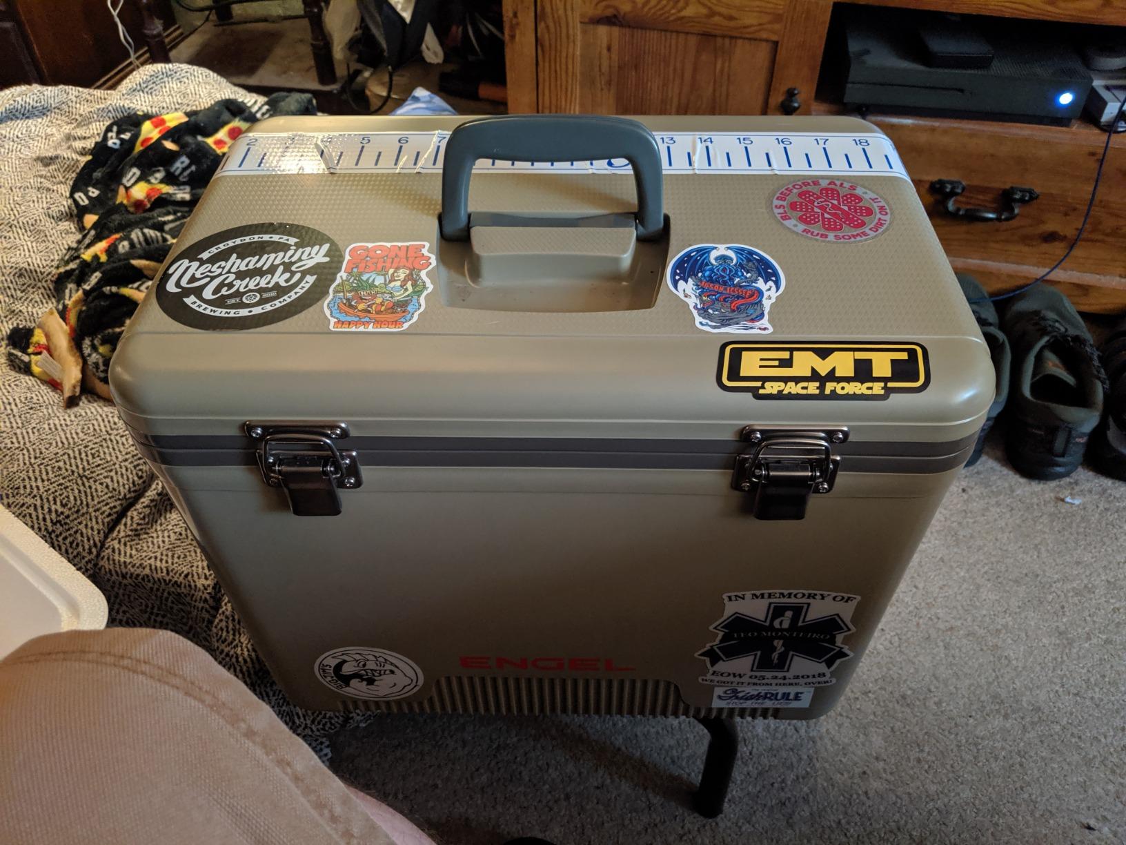 Engel UC30 Leak-Proof, Air Tight, Fishing Drybox Cooler with Built-in Fishing Rod Holders, Also Makes The Perfect Hard Shell Lunchbox for Men and Women customer photo 1