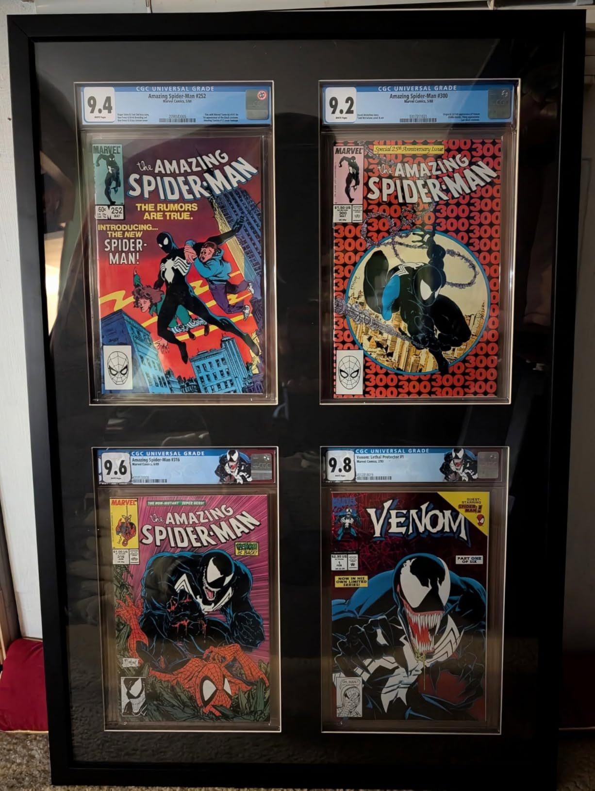 CountryArtHouse Gold Comic Book Solid Wood Frame with Black Mat - 1 Opening to Display 1 CGC, CBCS or PGX Graded Comic Book customer photo 2