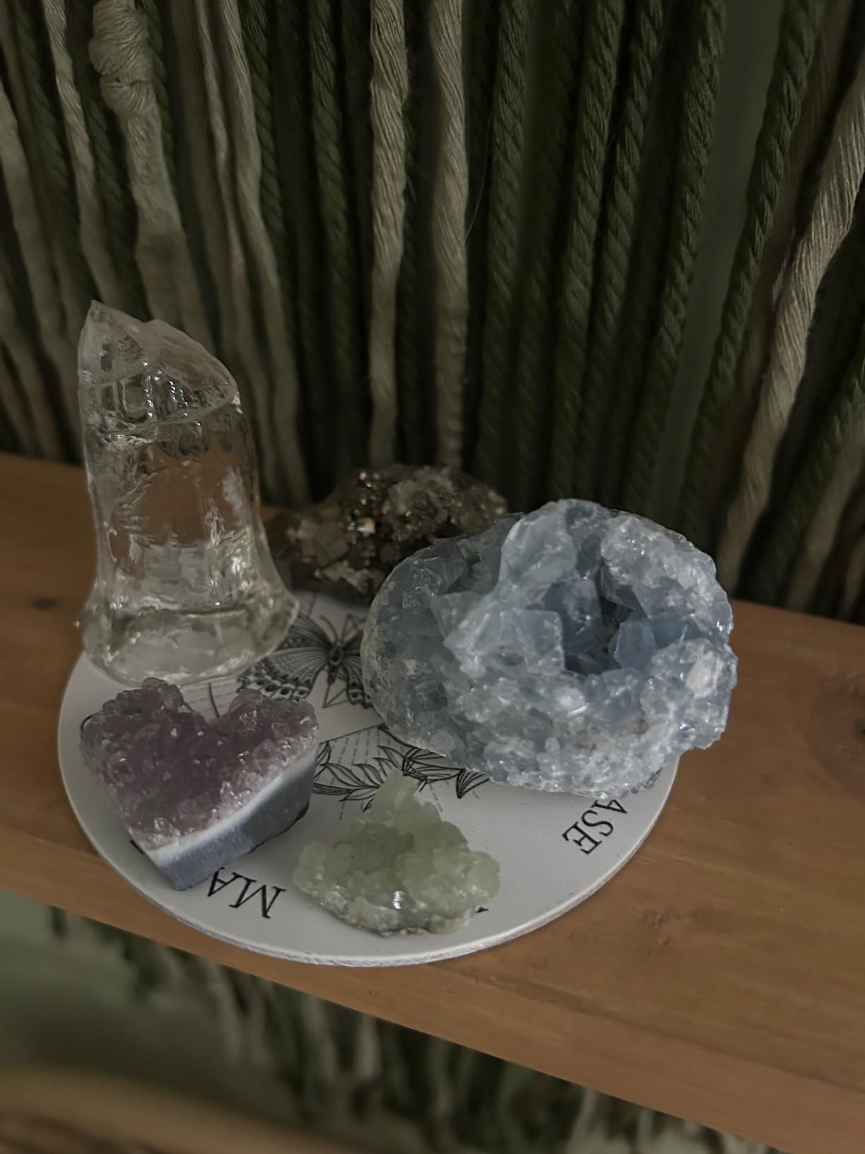 KALIFANO Raw AAA+ Celestite Crystal Cluster Geode - High Energy Natural Celestine Stone - Reiki Wicca Celestita Rock customer photo 1