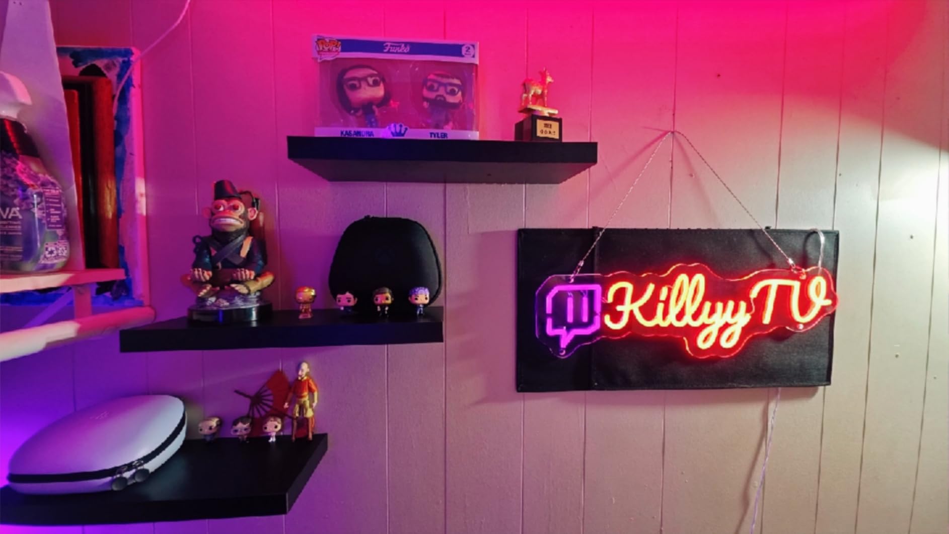 Custom Gamer Tag LED Neon Light, Personalized Live Streaming Channel ID Name, Twitch Wall Decor, YouTube Sign, Gaming Gifts for Streamers Influencers customer photo 2