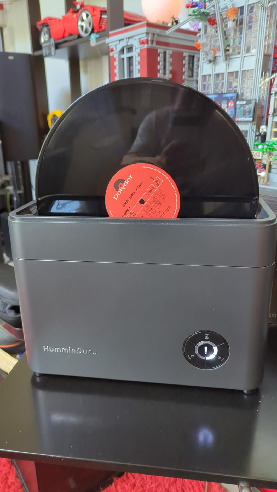 HumminGuru Ultrasonic Vinyl Record Cleaner HG01 - 40kHz Ultrasonic Vinyl Record Cleaning Machine with Auto Drying, Vinyl Record Cleaner Kit with Filters, 1Y Warranty (7/10/12 Inch) customer photo 1