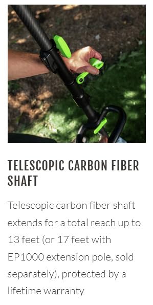 EGO POWER+ Pole Saw for Tree Trimming, Cordless Electric Pole Saw with Telescopic LED Cut Line Indicator, Battery and Charger Not Included - PS1000 customer photo 1