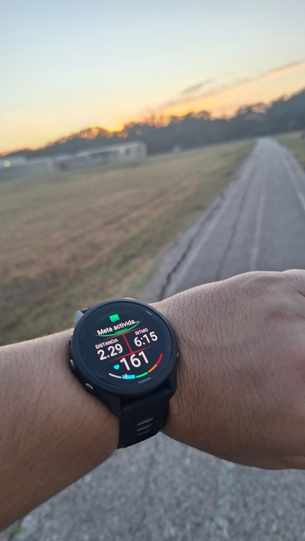 Garmin Forerunner® 265, Running Smartwatch, 46mm, Black/Powder Gray customer photo 1