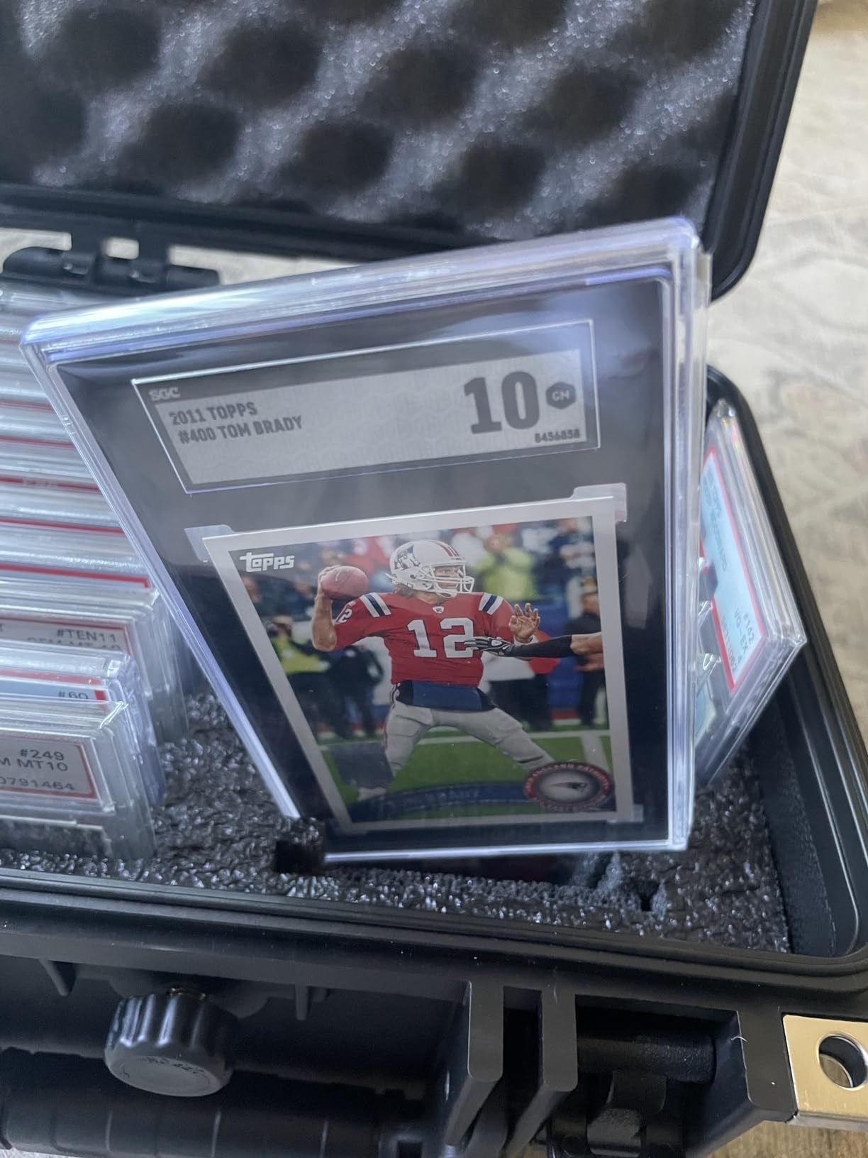 Case Club 25-41 Graded Card Slab Carrying Case - Slotted Storage Fits PSA/BGS/FGS Graded Slabs - Sports/Trading Collector Box for Graded Cards - Travel Holder for Slabs/Sleeves/Loose Cards customer photo 2