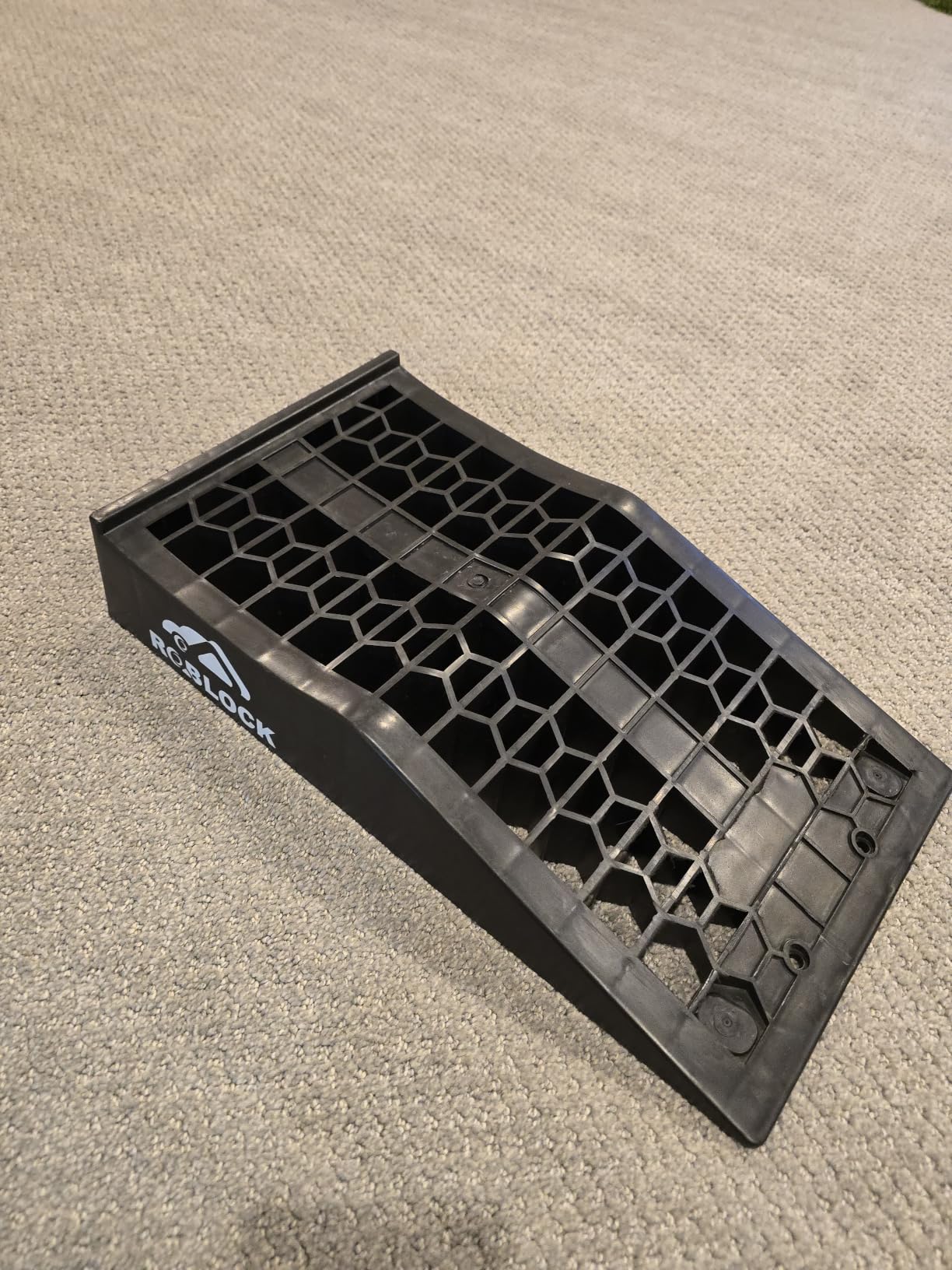 ROBLOCK Car Ramps for Lift and Vehicle Maintenance, Portable Low Profile, 2.6