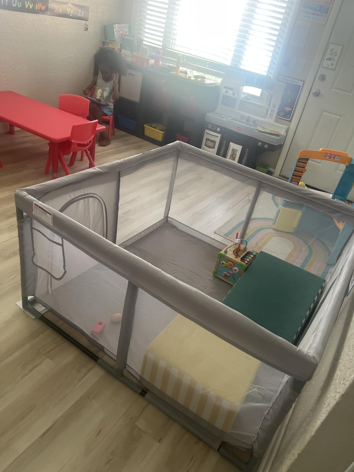 Hiaksedt Baby Playpen 50x50 Inch, Play Pens for Babies and Toddlers customer photo 1