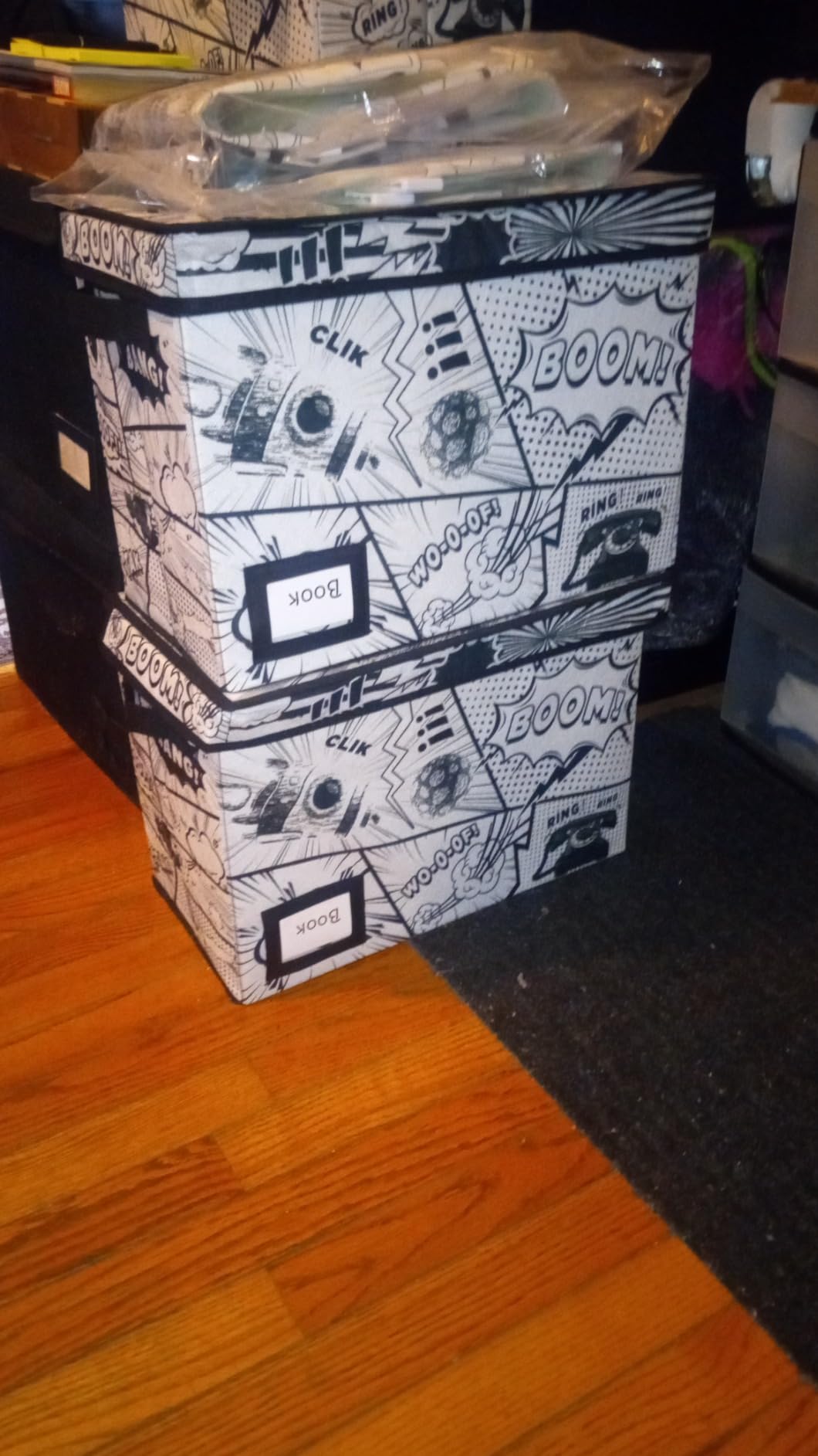 Collection Comic Book Storage Boxes, Protector Organizer 15.8