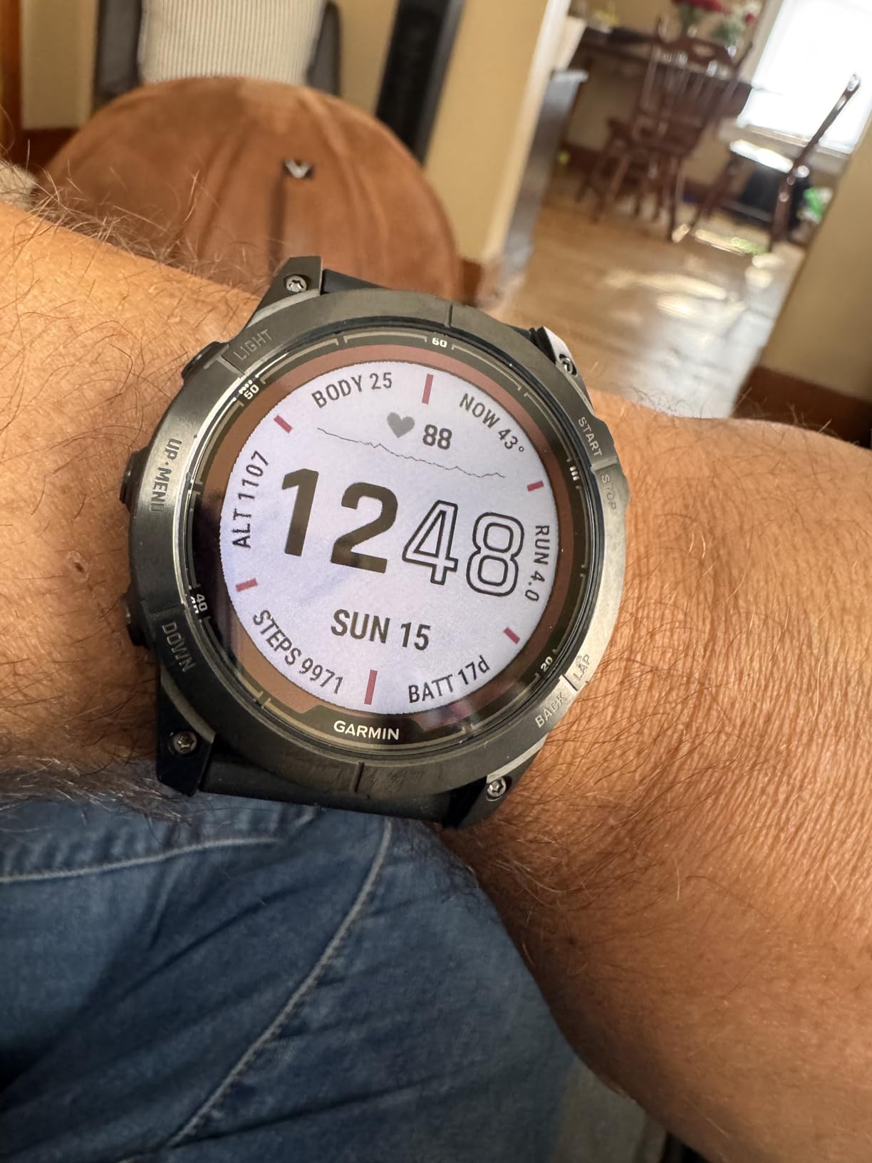 Garmin fenix 7X Pro Sapphire Solar, Multisport GPS Smartwatch, Built-in Flashlight, Solar Charging Capability, Black customer photo 1