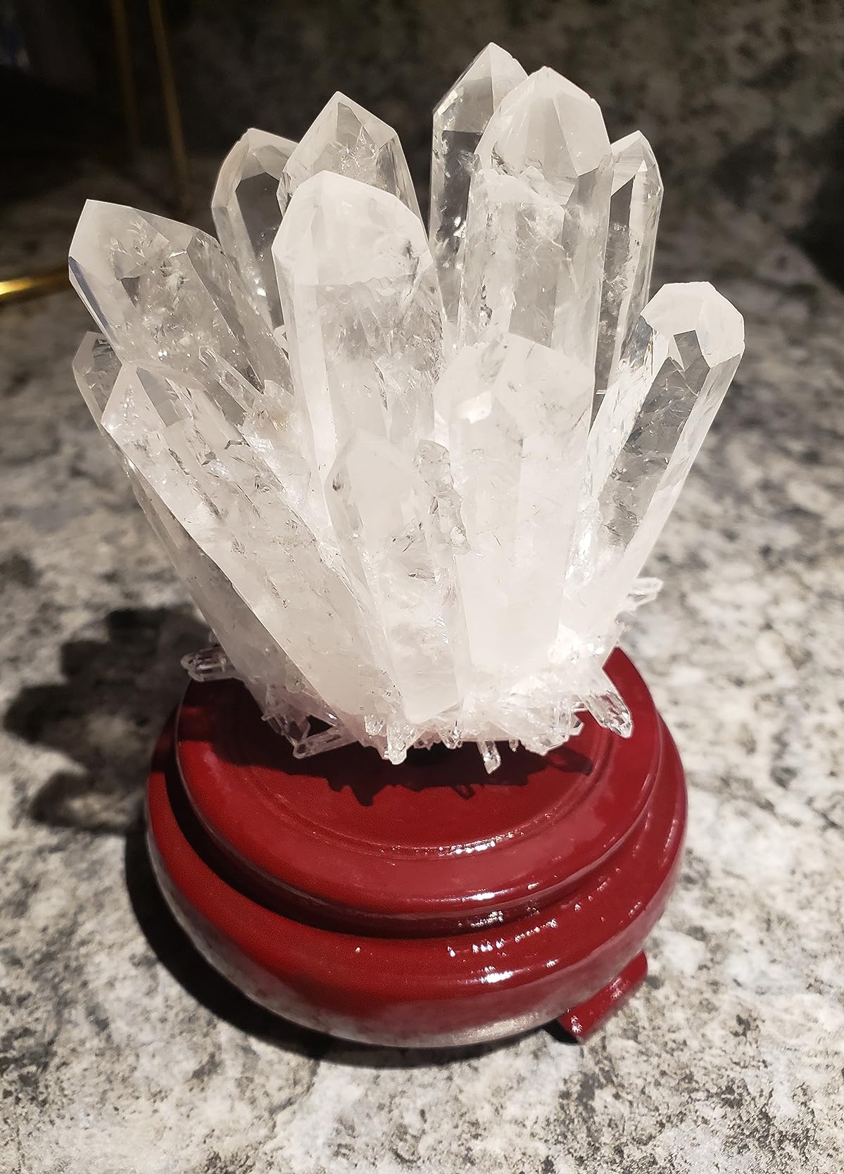 Crystal Cluster Quartz Crystals Crystals Stone White Crystal Cluster Crystal Columnar Crystal Gift Crystal Ornaments Healing Crystal Large Crystals Quartz Crystal customer photo 2